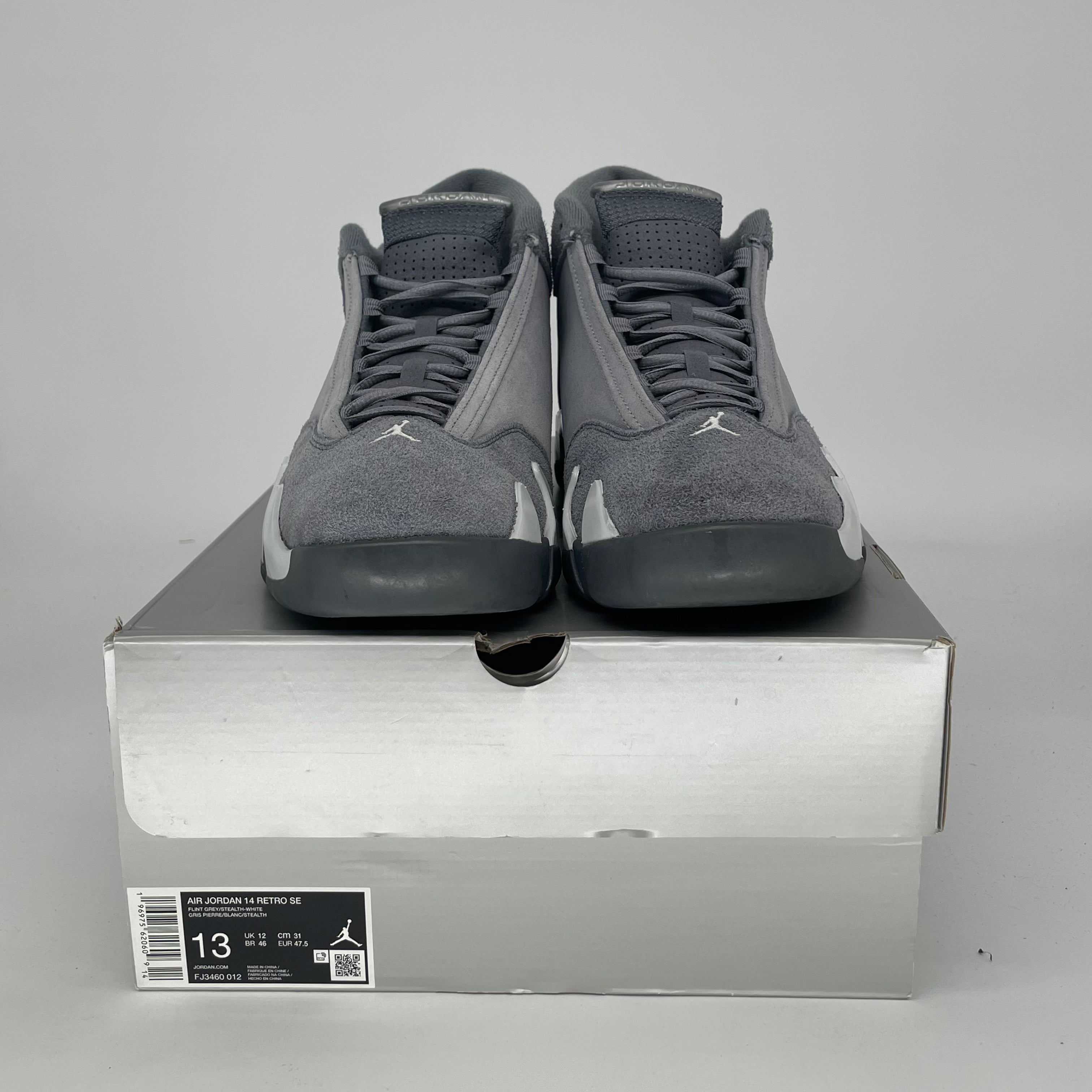AIR JORDAN 14 FLINT GREY FJ3460-012 SIZE 13/14.5W