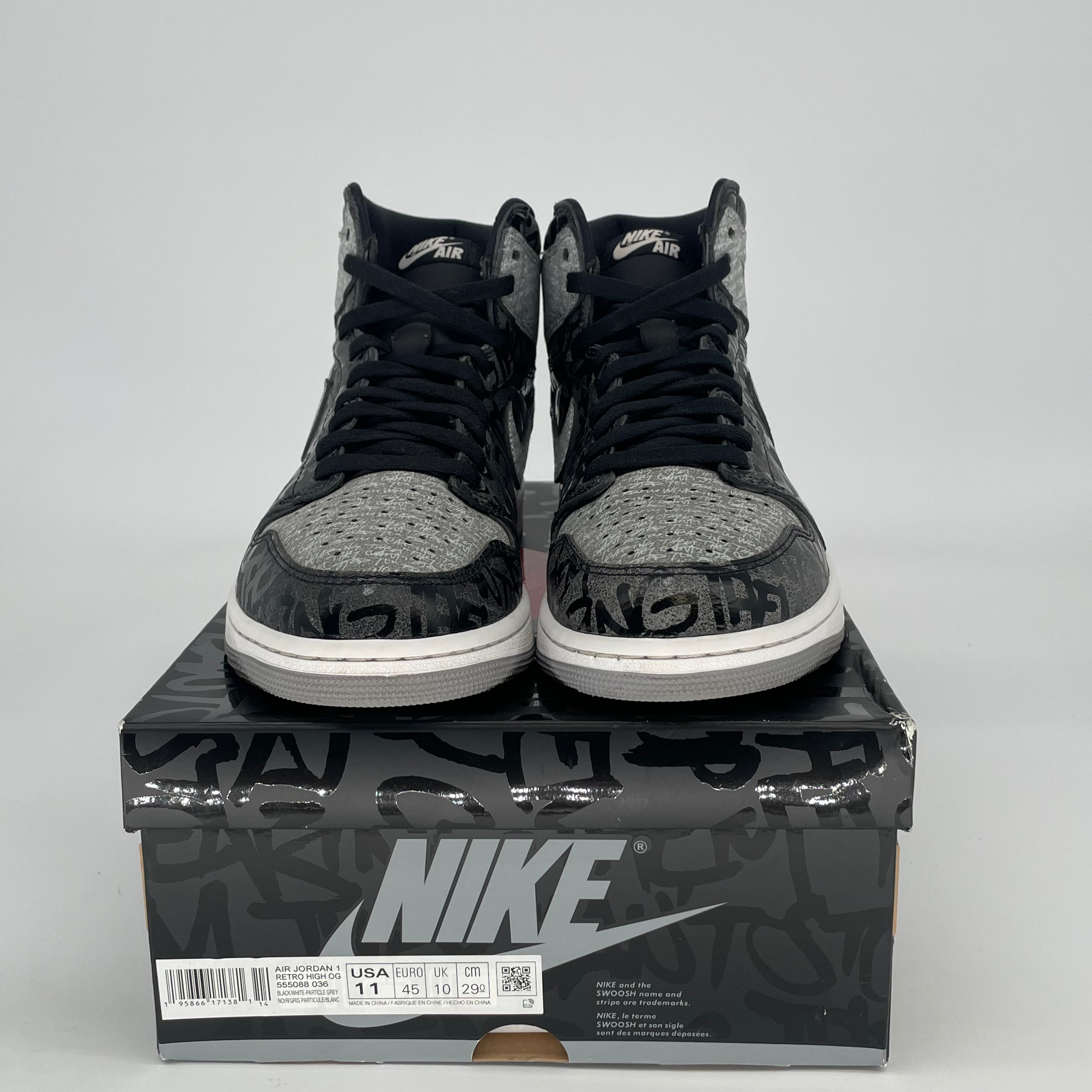AIR JORDAN 1 REBELLIONAIRE 555088-036 SIZE 11/12.5W