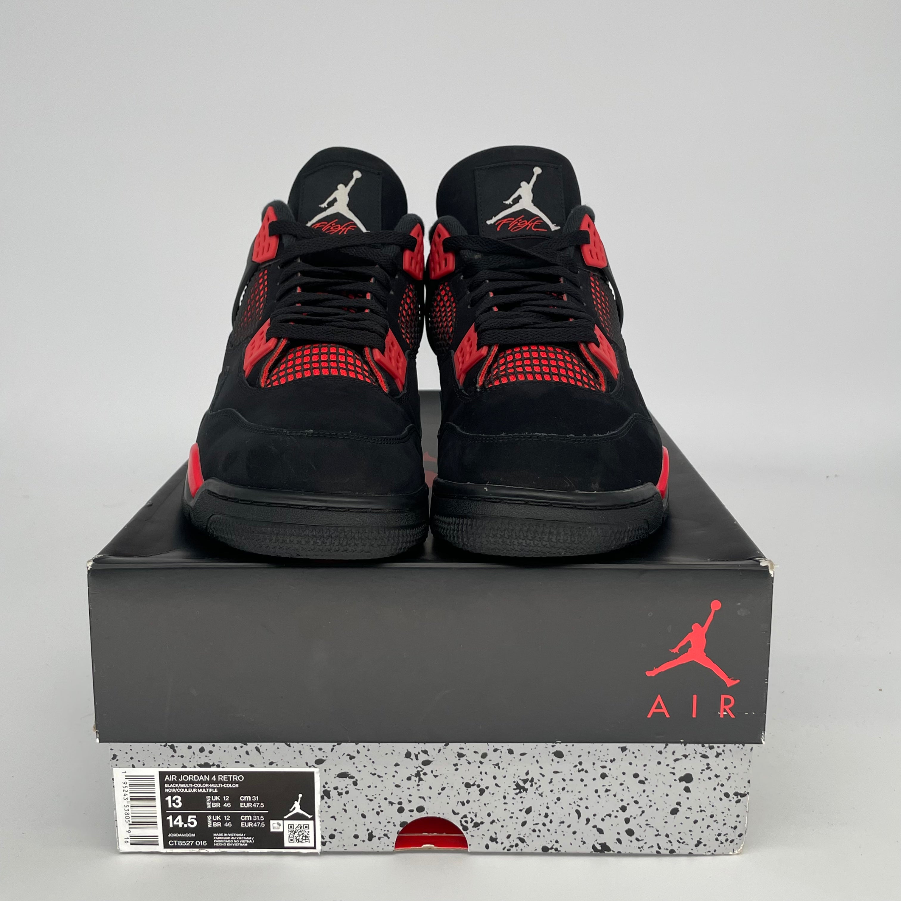 AIR JORDAN 4 RED THUNDER SIZE 13 CT8527-016