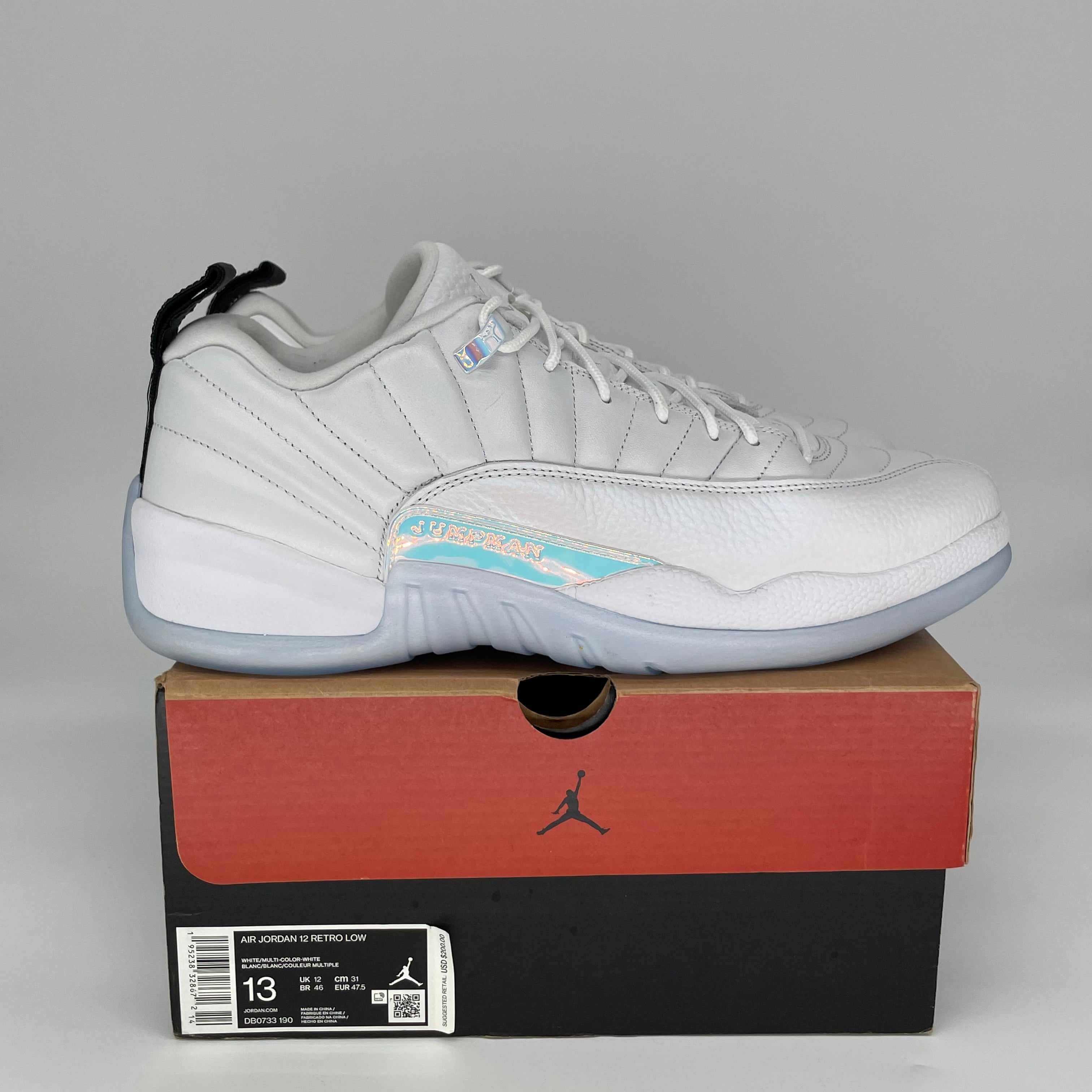 AIR JORDAN 12 LOW EASTER SIZE 13 DB0733-190