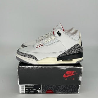 AIR JORDAN 3 WHITE CEMENT REIMAGINED SIZE 7.5 DN3707-100