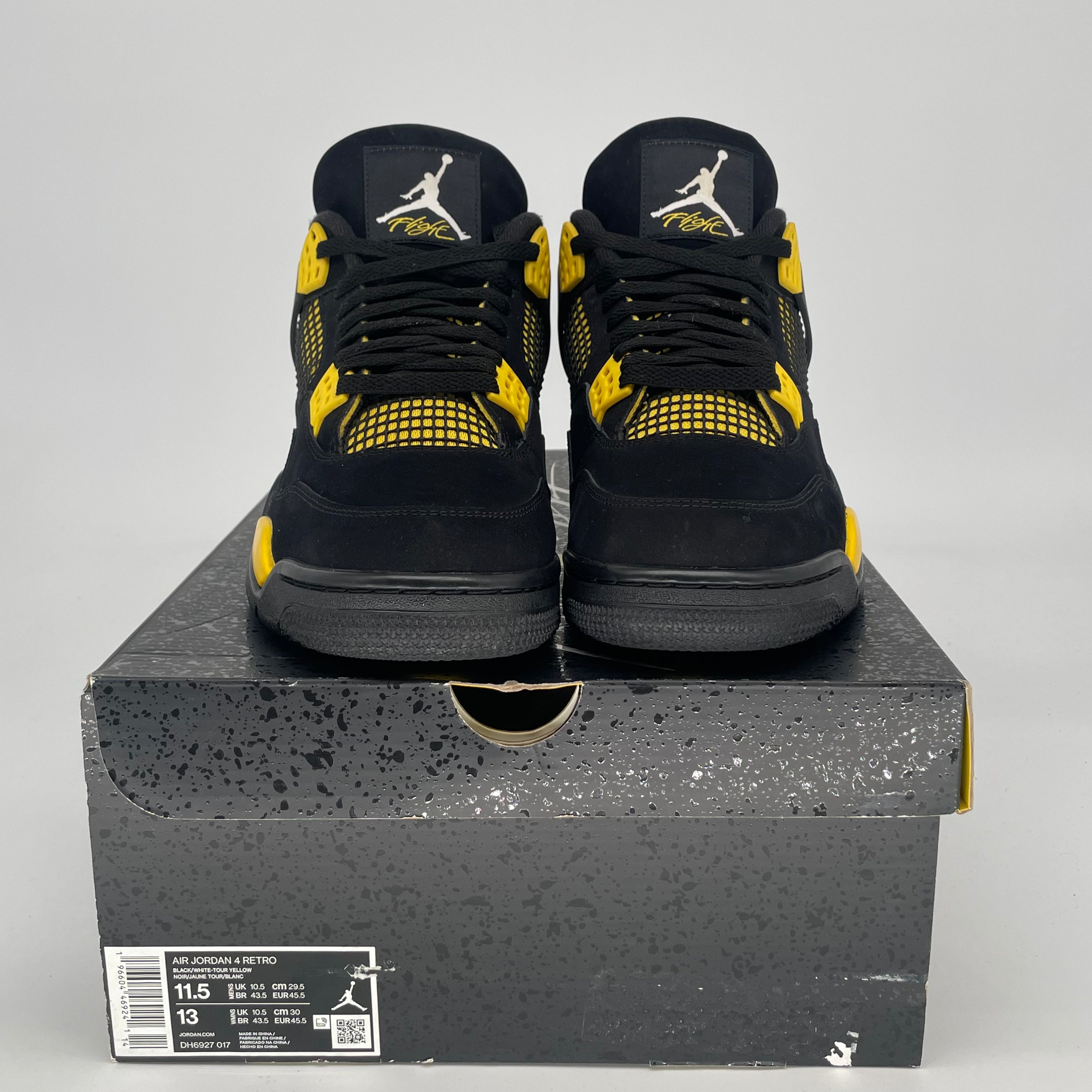 AIR JORDAN 4 THUNDER DH6927-017 SIZE 11.5/13W