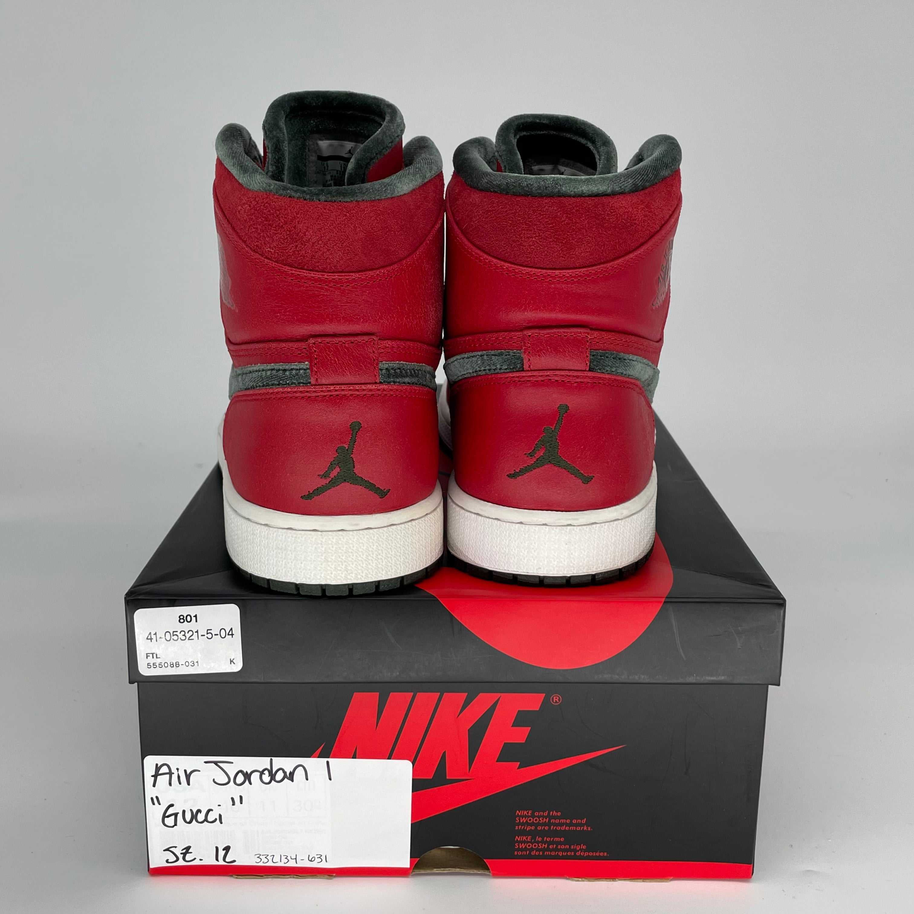 AIR JORDAN 1 GUCCI SIZE 12 332134-631