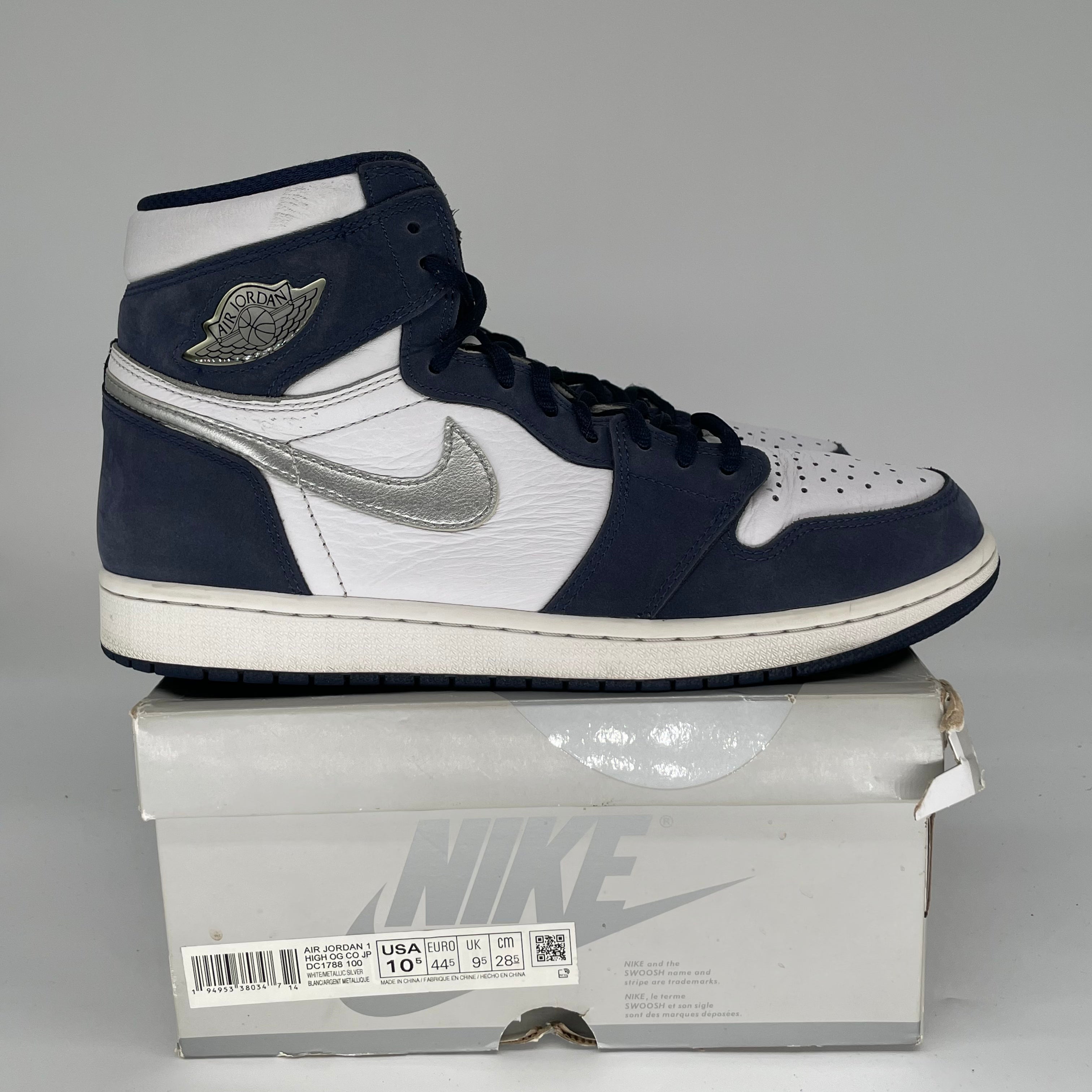 AIR JORDAN 1 CO JAPAN MIDNIGHT NAVY SIZE 10.5 DC1788-100