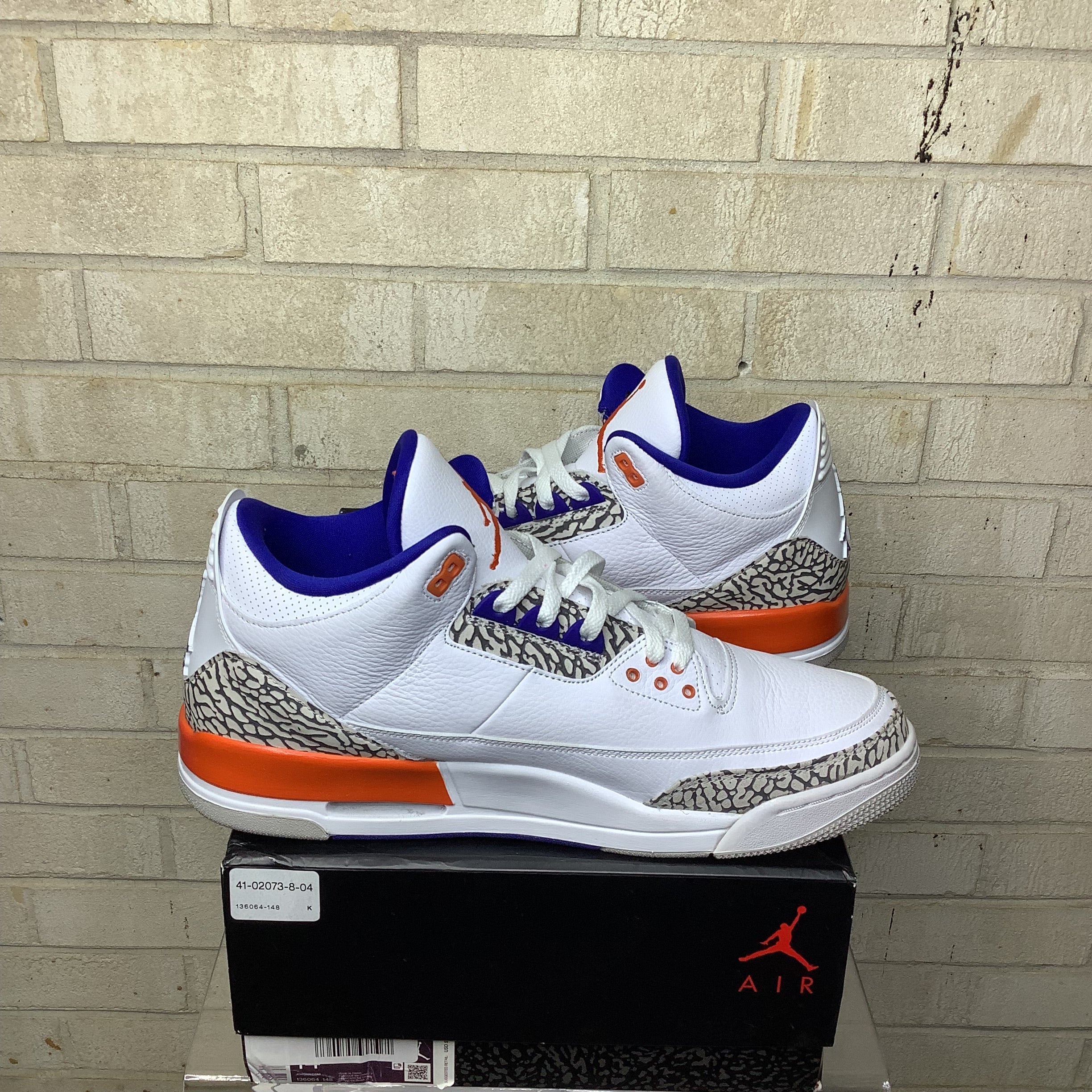 AIR JORDAN 3 KNICKS SIZE 14 136064-148