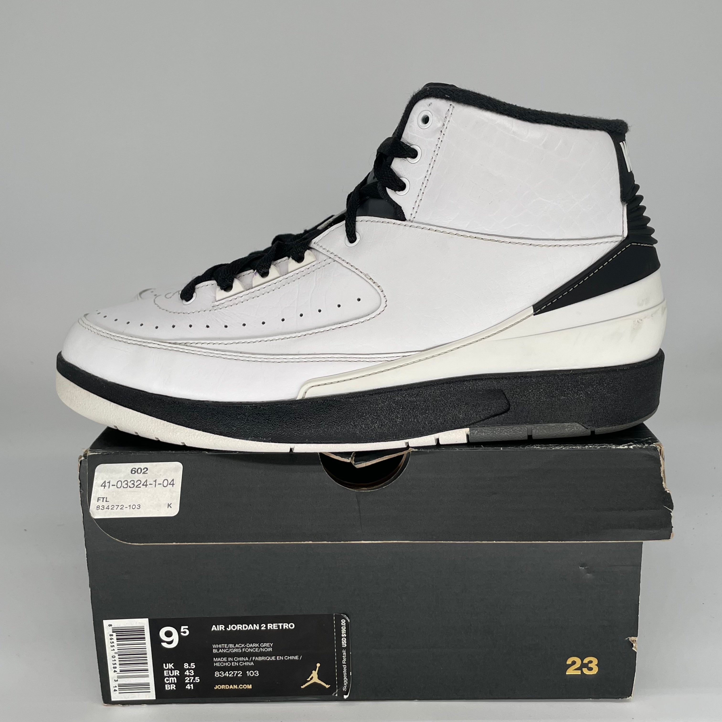 AIR JORDAN 2 WING IT SIZE 9.5 834272-103