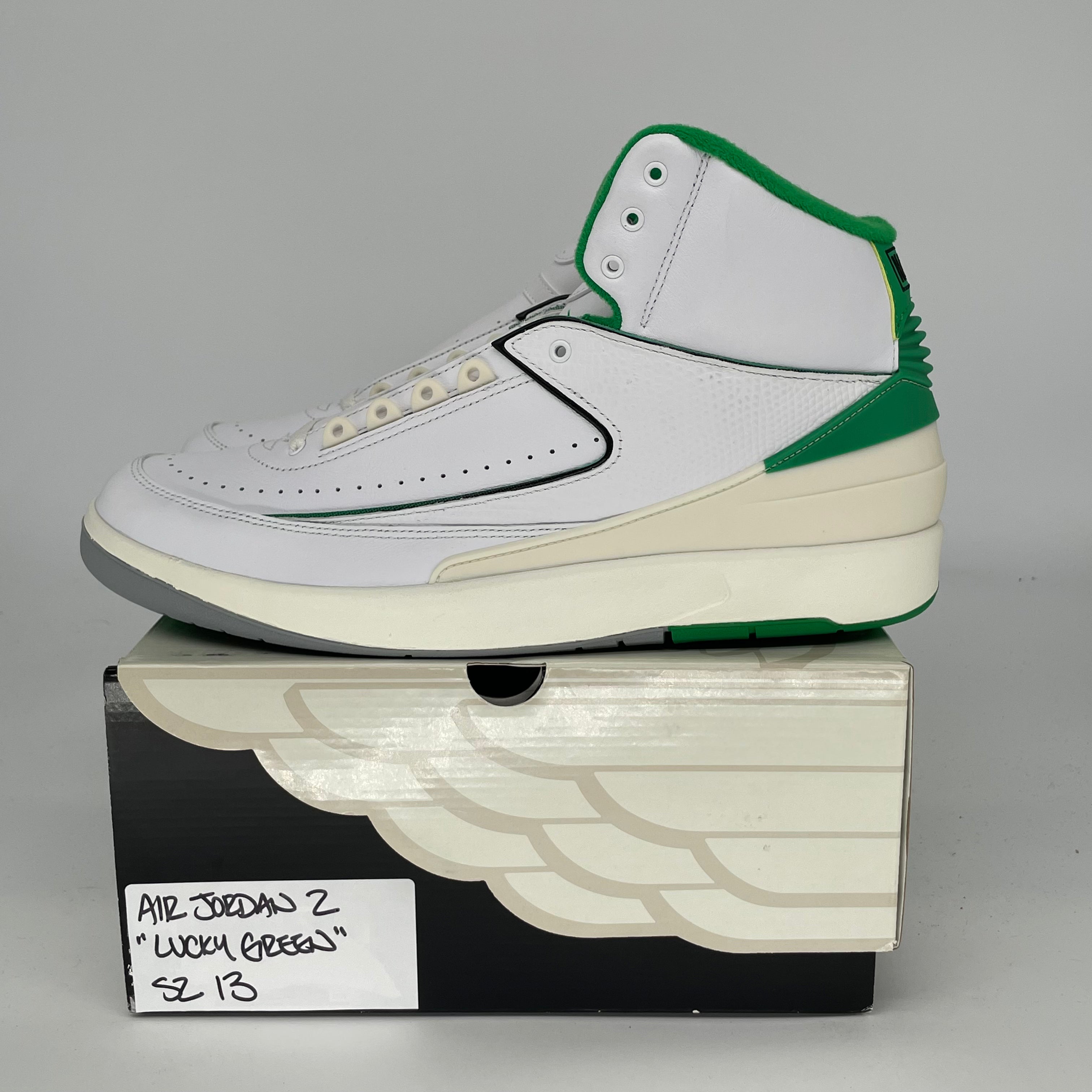 AIR JORDAN 2 LUCKY GREEN SIZE 13 DR8884-103