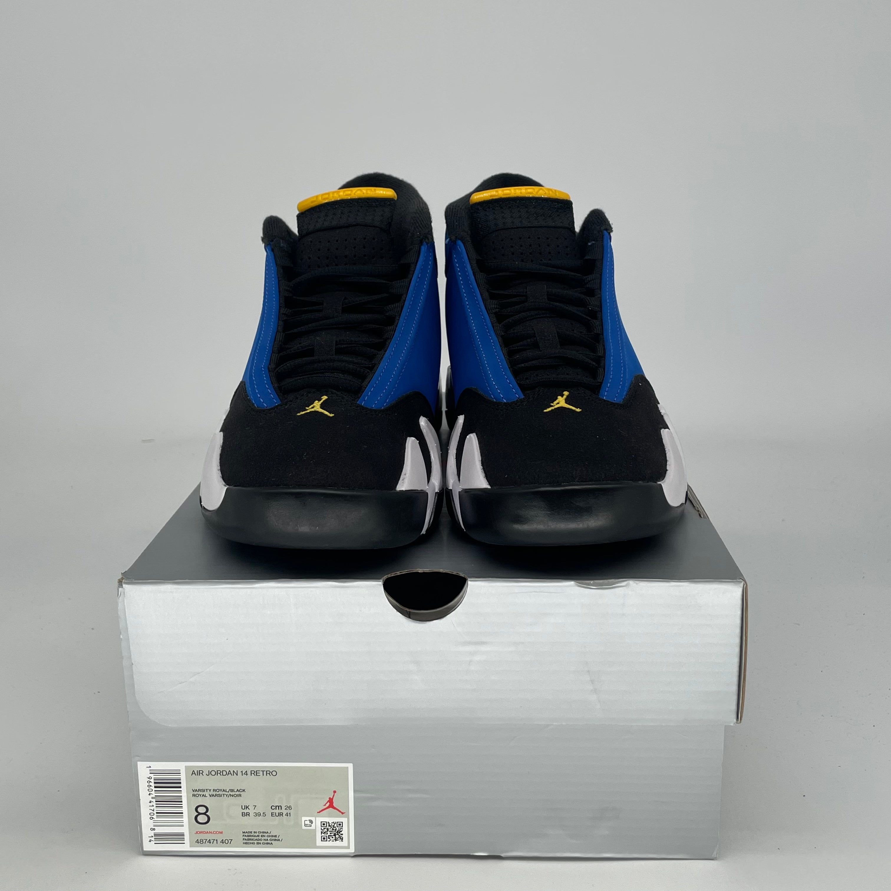 AIR JORDAN 14 LANEY 487471-407 SIZE 8/9.5W