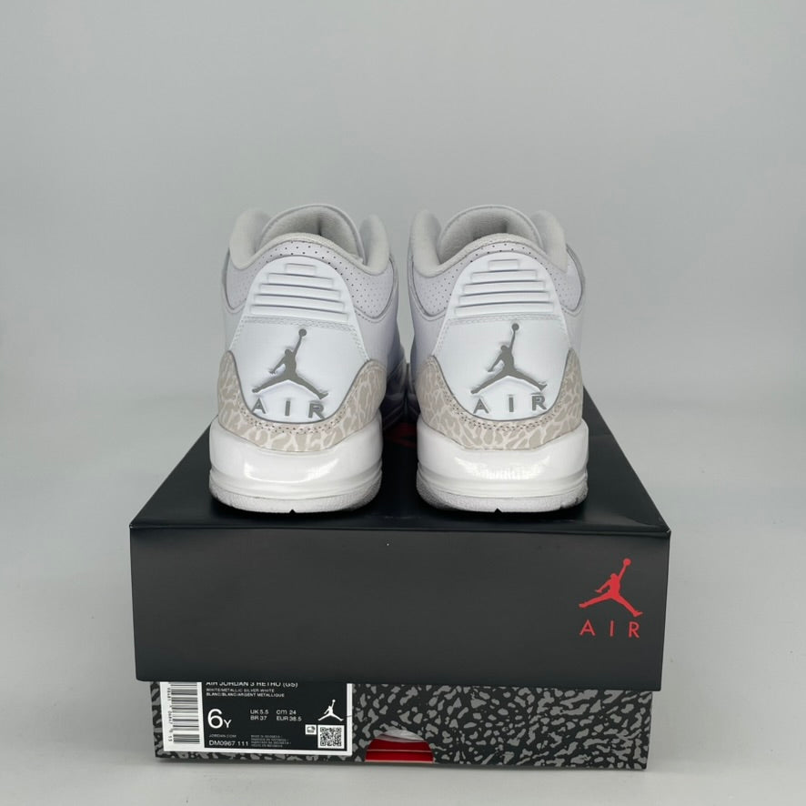 AIR JORDAN 3 PURE MONEY DM0967-111 SIZE 6/7.5W