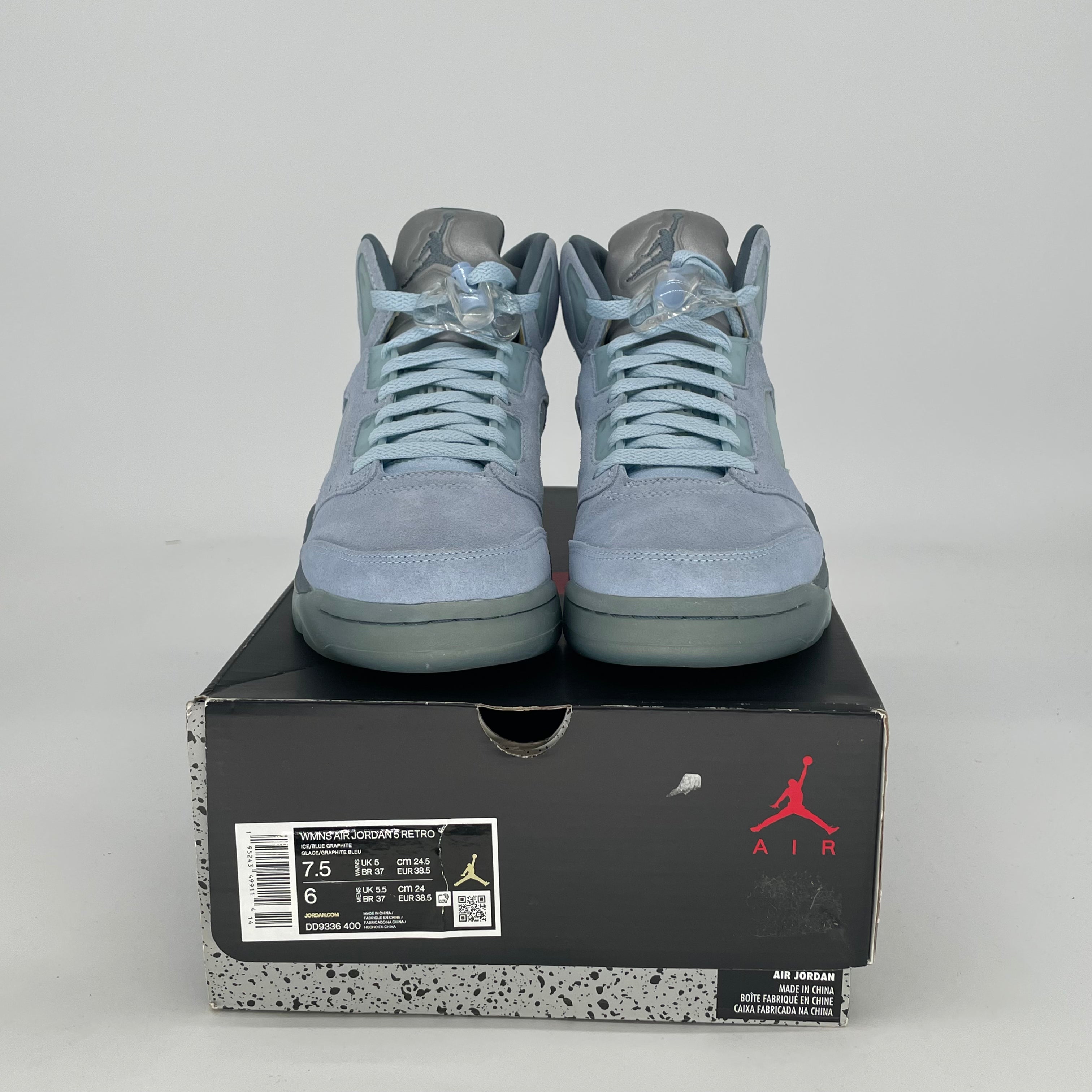 AIR JORDAN 5 BLUEBIRD W DD9336-400 SIZE 6/7.5W