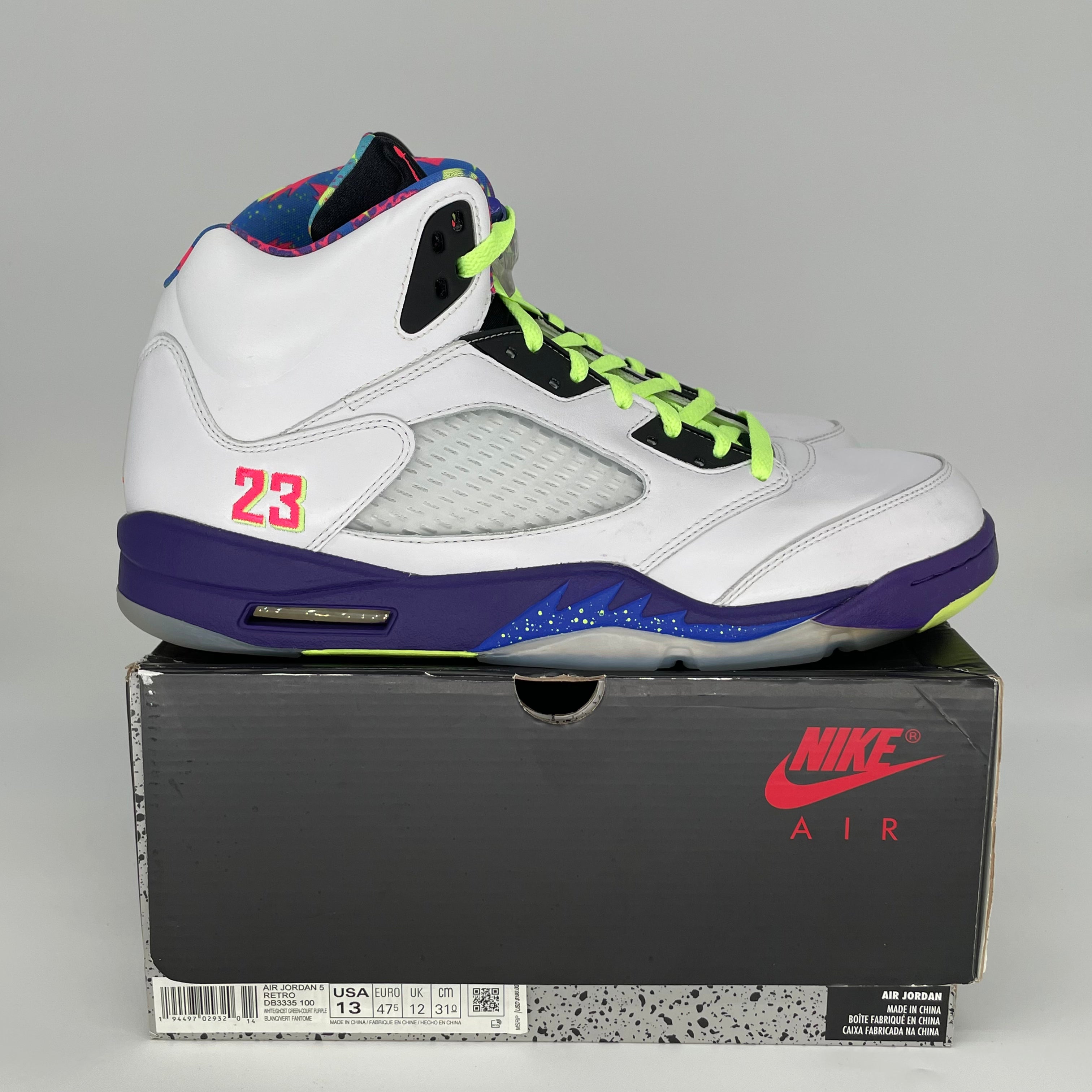 AIR JORDAN 5 ALTERNATE BEL AIR SIZE 13 DB3335-100