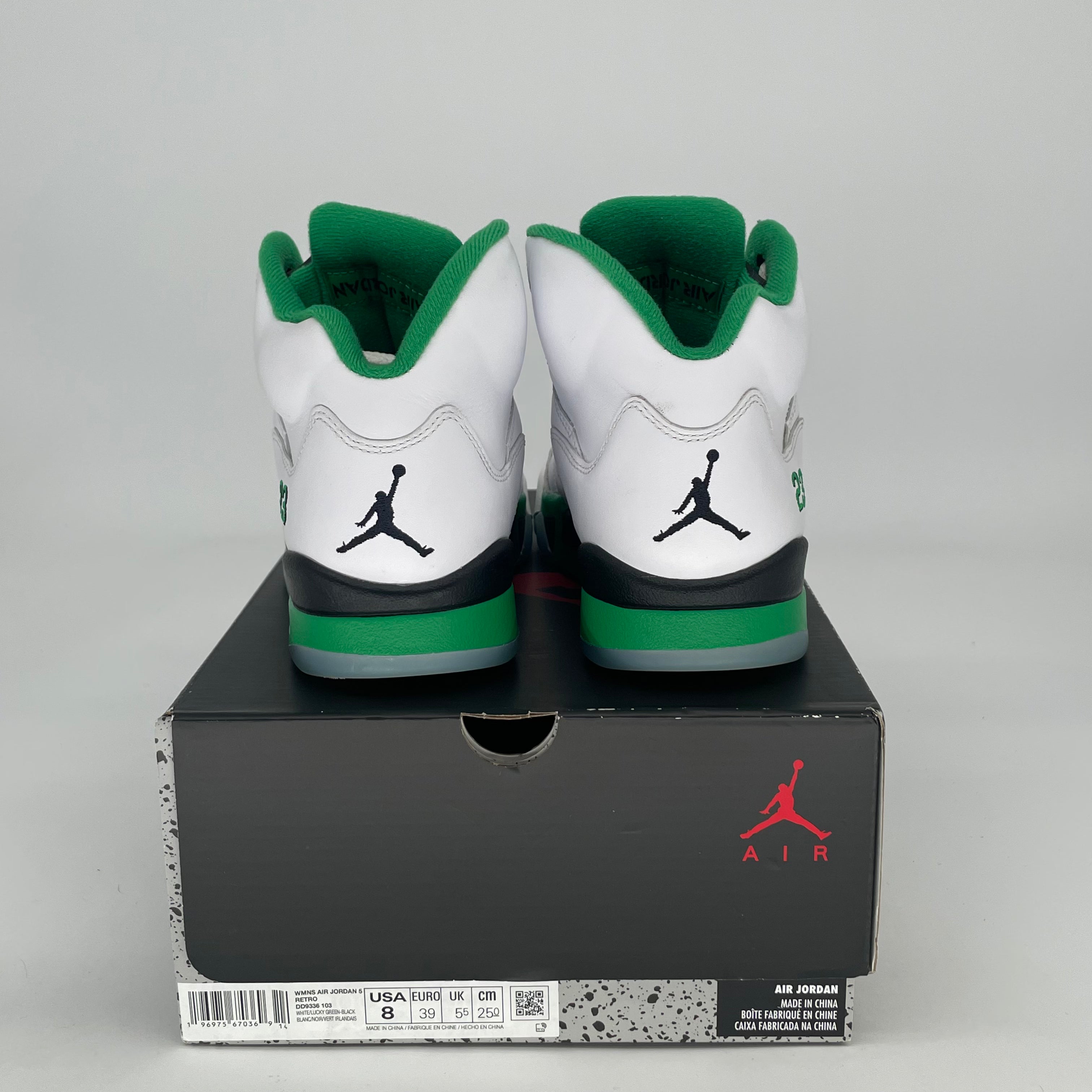 AIR JORDAN 5 LUCKY GREEN W DD9336-103 SIZE 6.5/8W