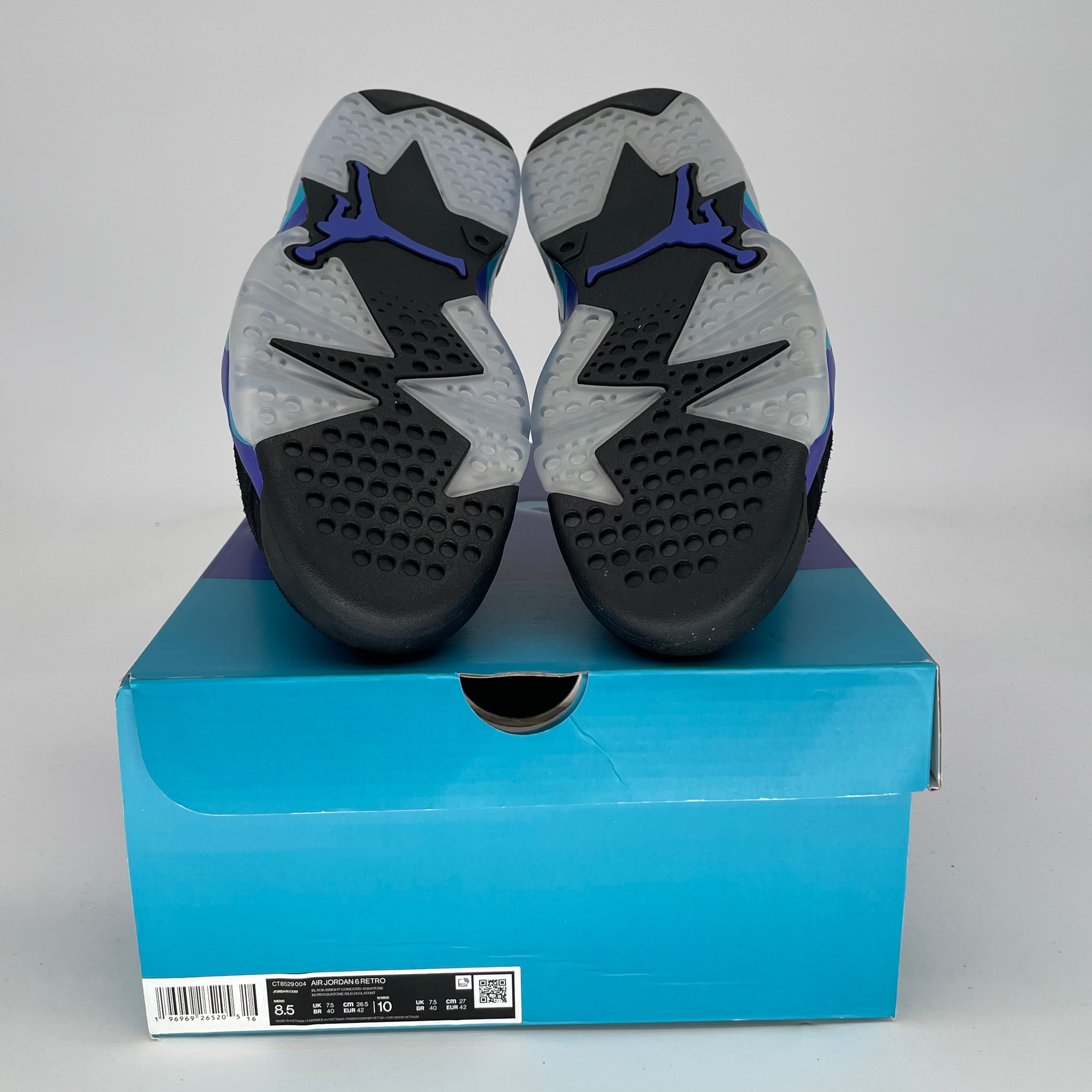 AIR JORDAN 6 AQUA SIZE 8.5/10W CT8529-004