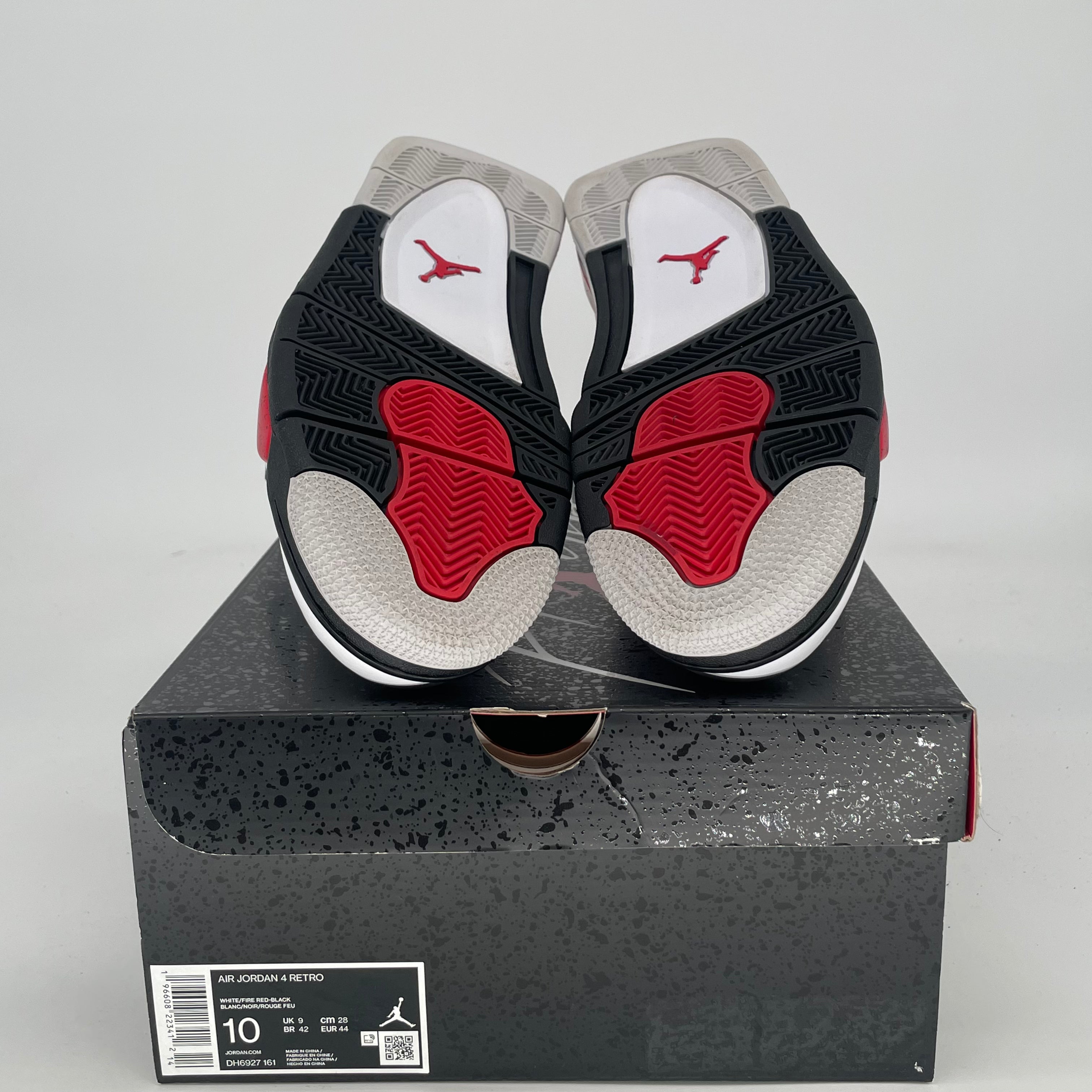 AIR JORDAN 4 RED CEMENT DH6927-161 SIZE 11/12.5W