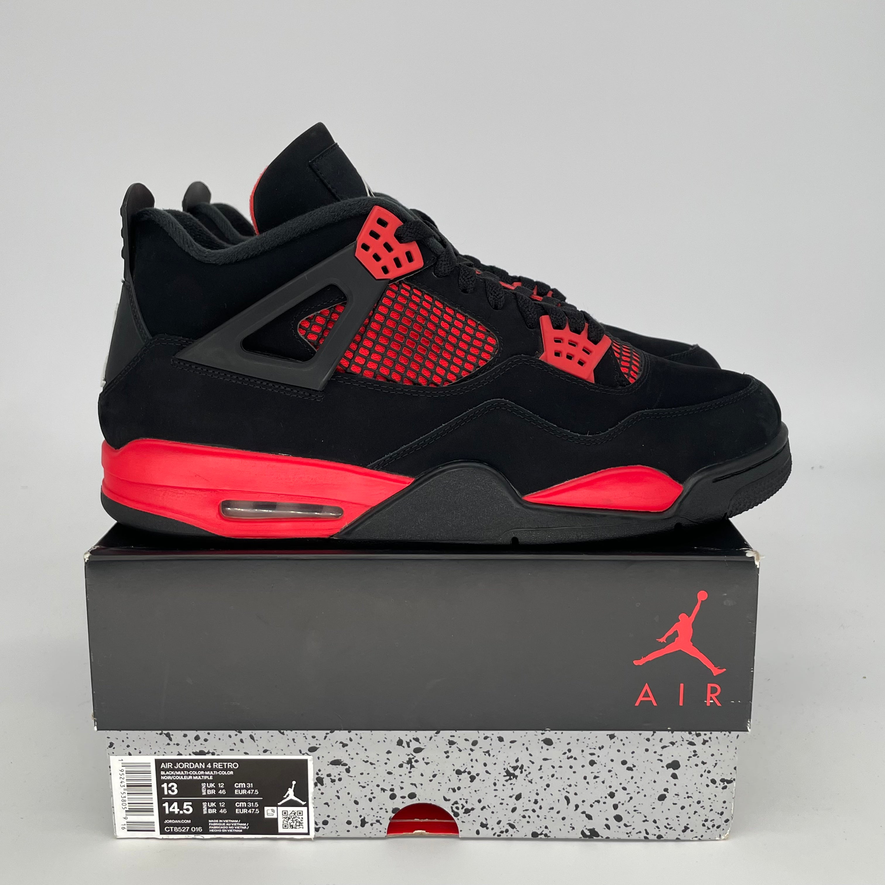 AIR JORDAN 4 RED THUNDER SIZE 13 CT8527-016