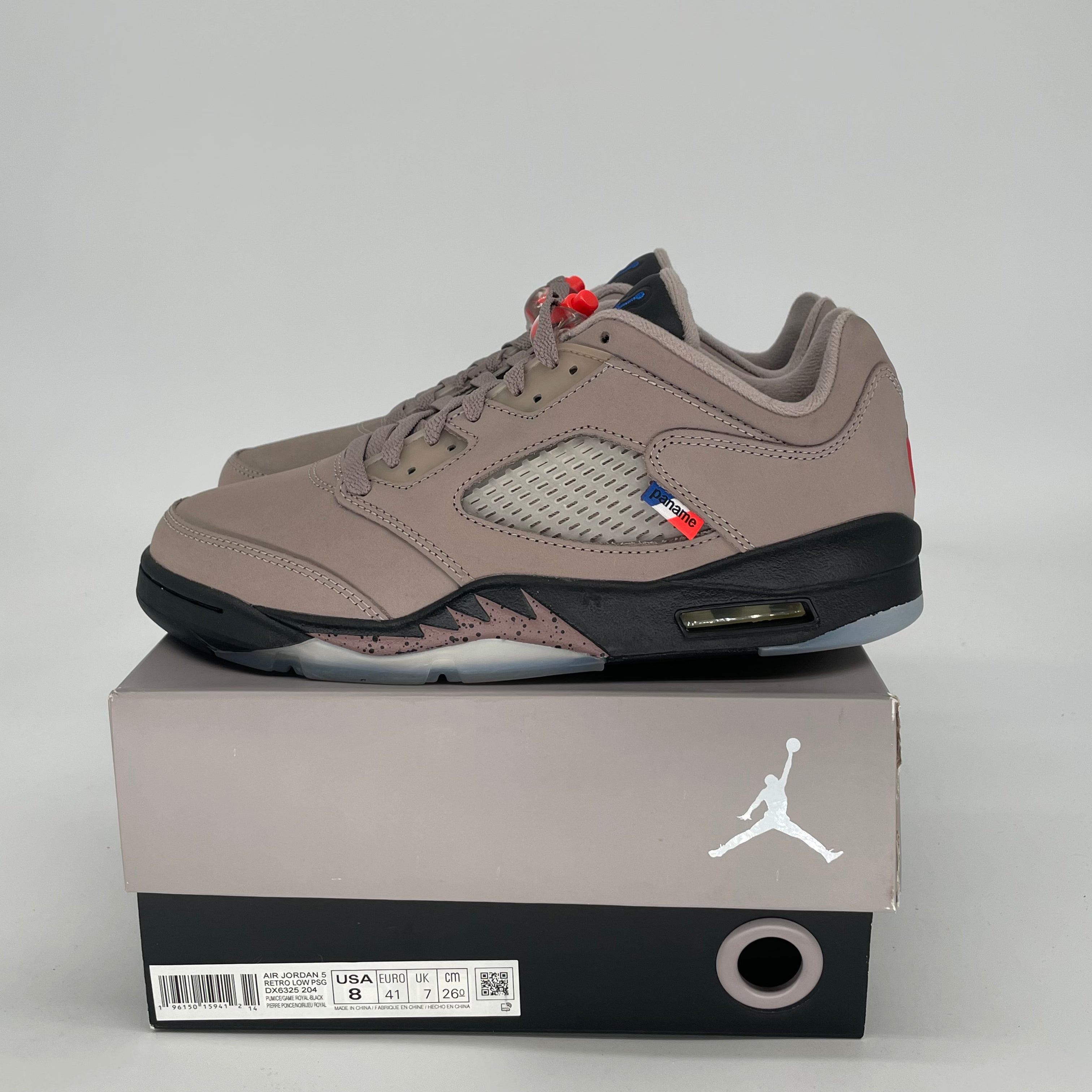 AIR JORDAN 5 LOW PSG DX6325-204 SIZE 8/9.5W