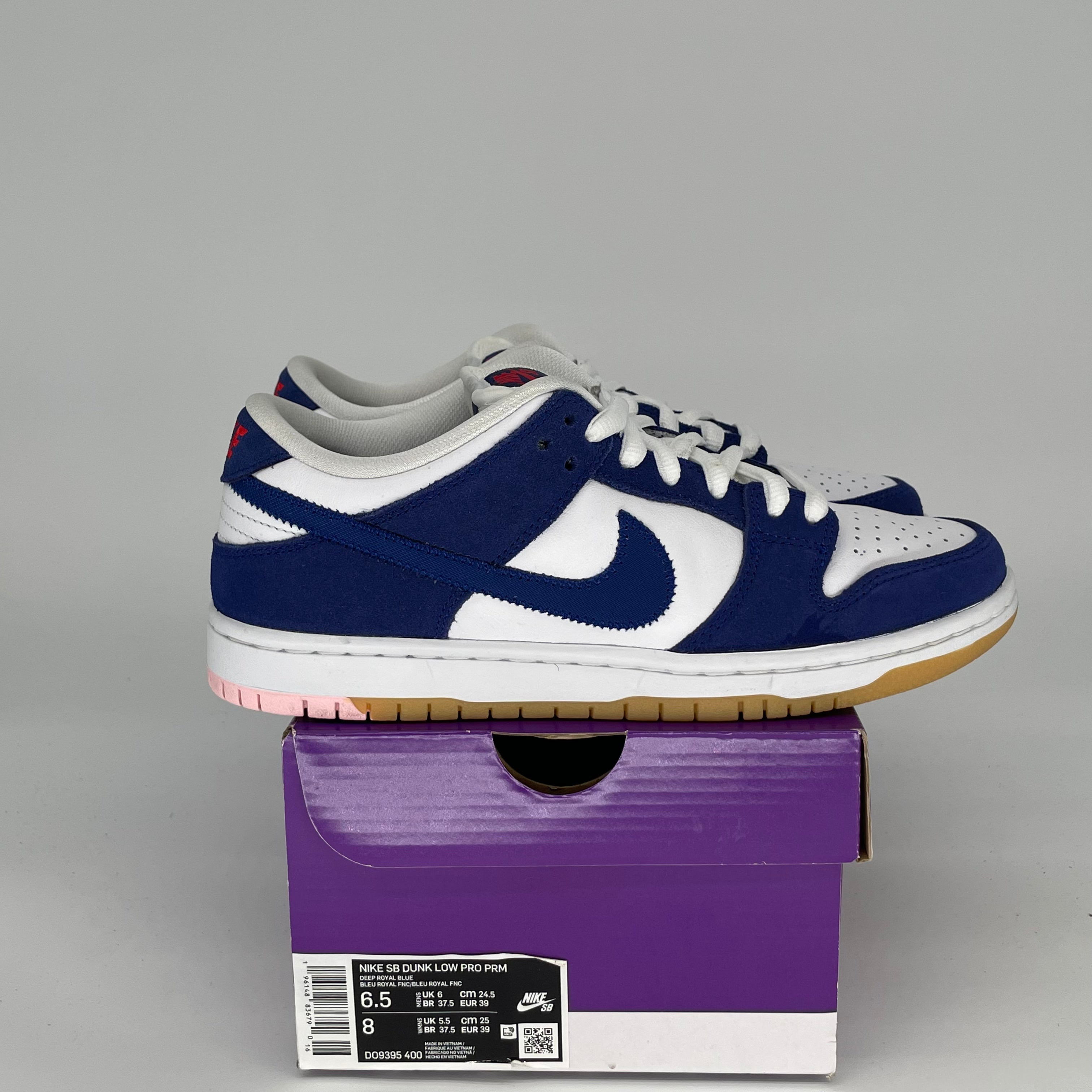 NIKE SB DUNK LOW LA DODGERS SIZE 6.5 DO9395