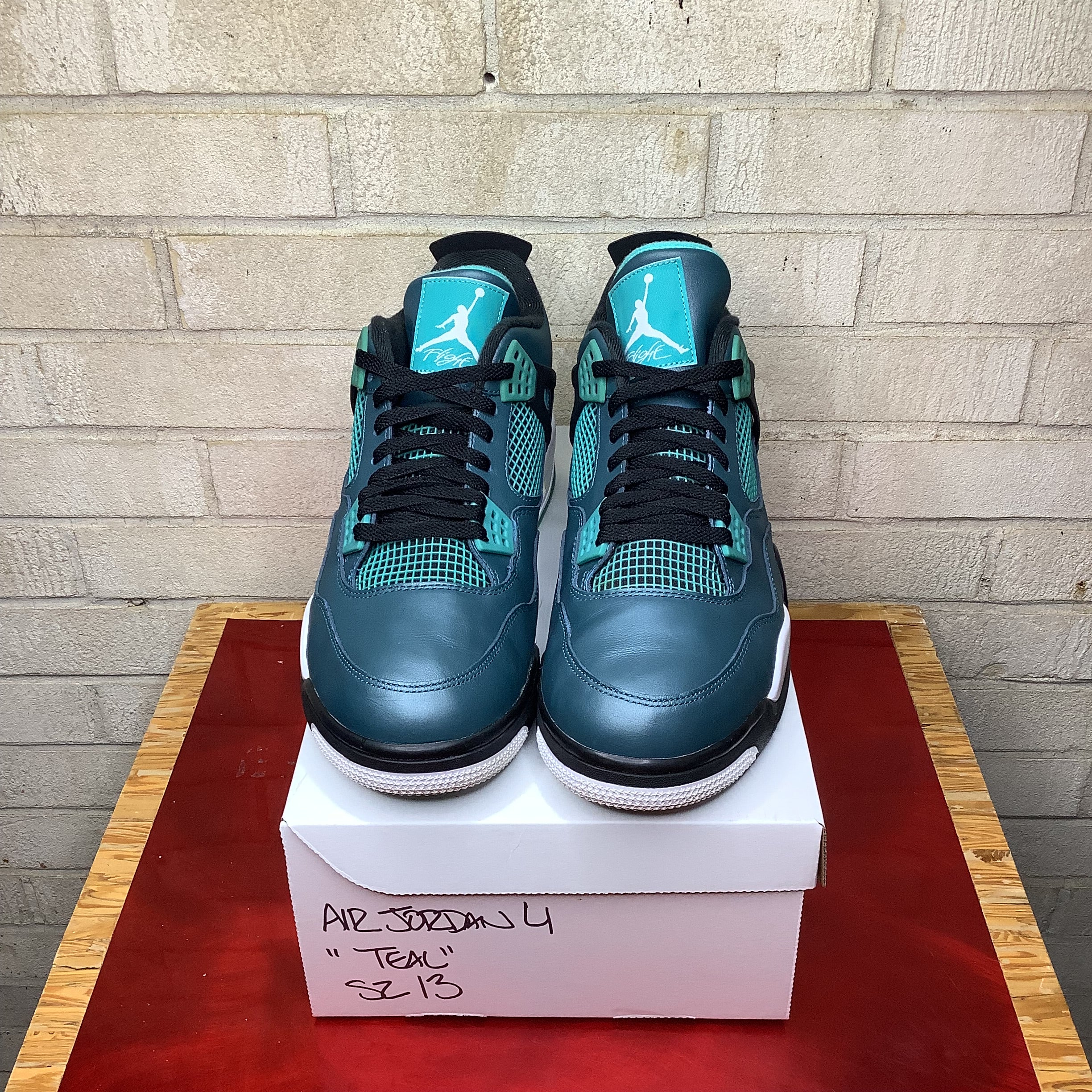 AIR JORDAN 4 TEAL SIZE 13 705331-330