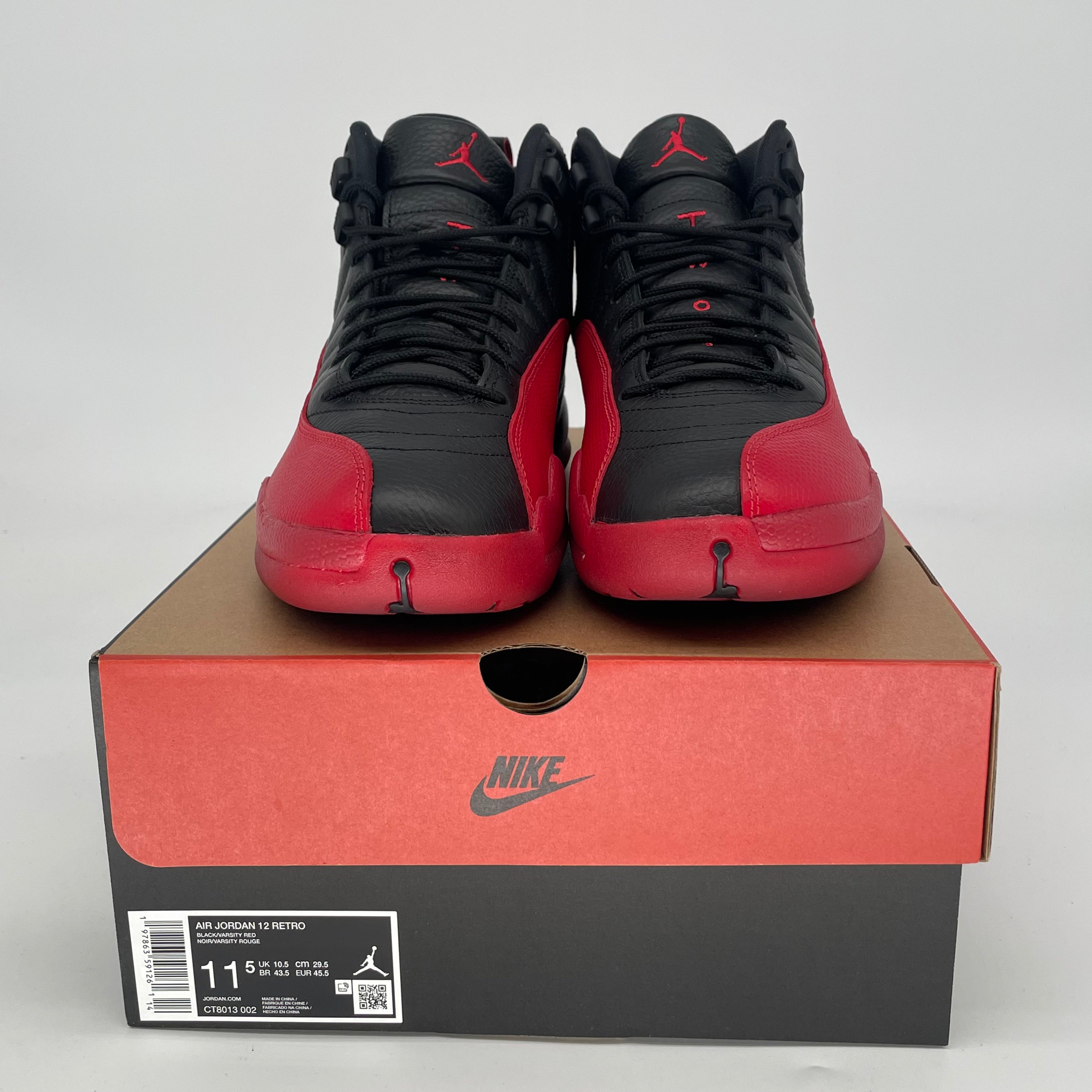 AIR JORDAN 12 FLU GAME CT8013-002 SIZE 11.5/13W