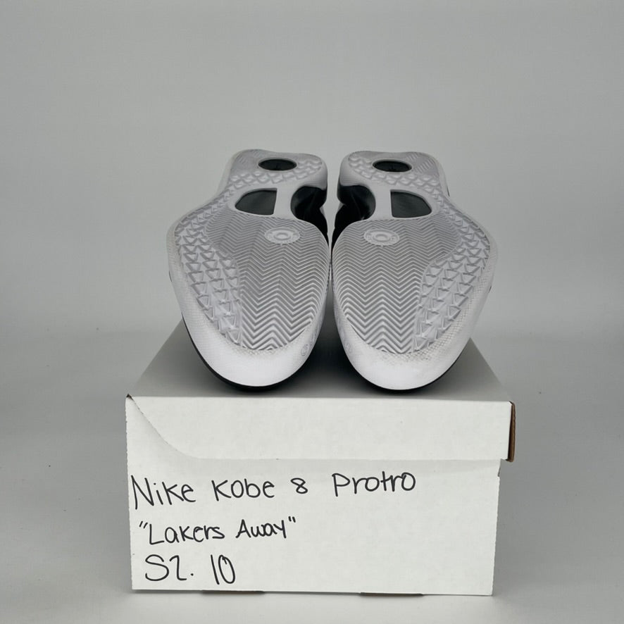 NIKE KOBE 8 PROTRO LAKERS AWAY HF9550-001 SIZE 10/11.5W