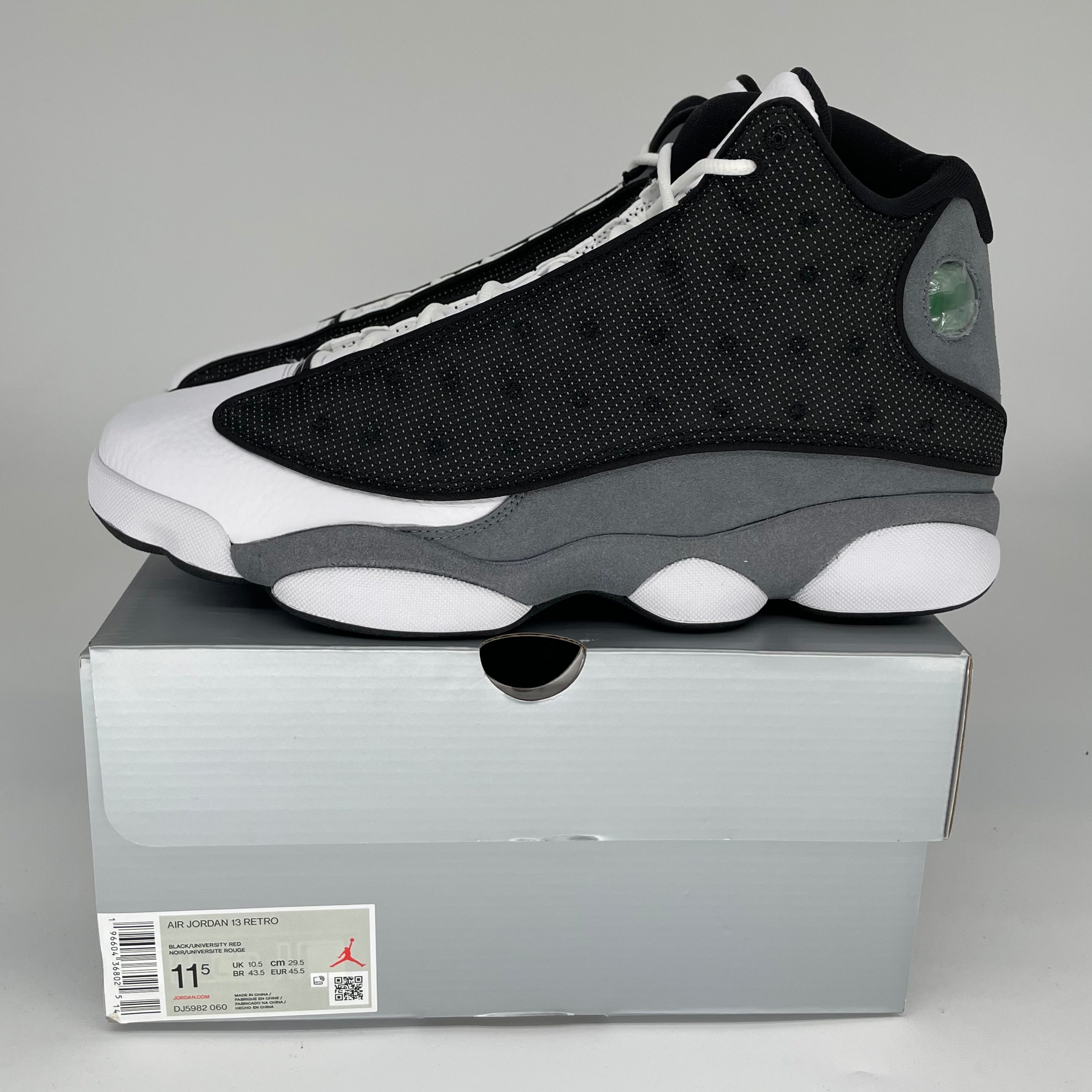 AIR JORDAN 13 BLACK FLINT SIZE 11.5 DJ5982-060