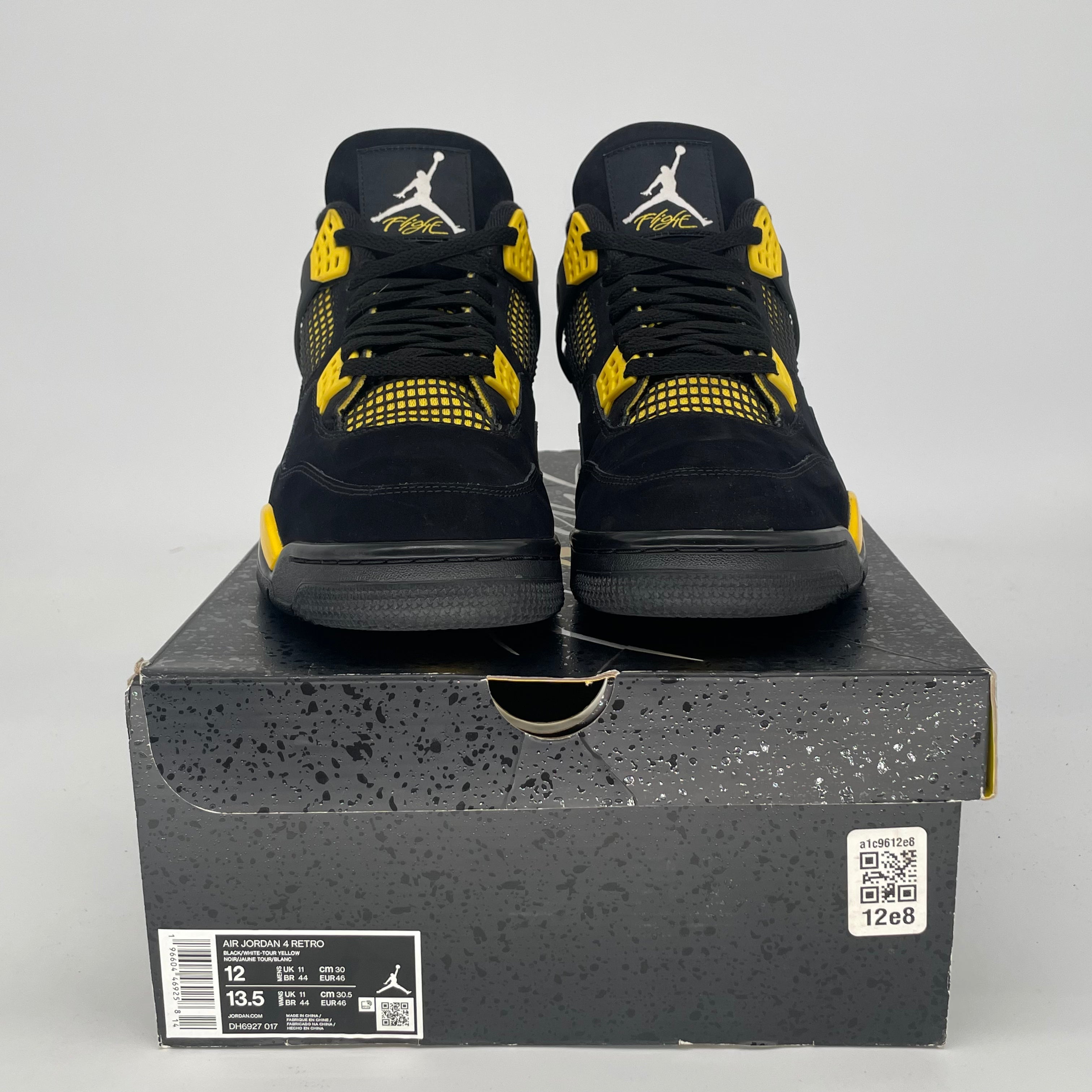 AIR JORDAN 4 THUNDER DH6927-017 SIZE 12/13.5W