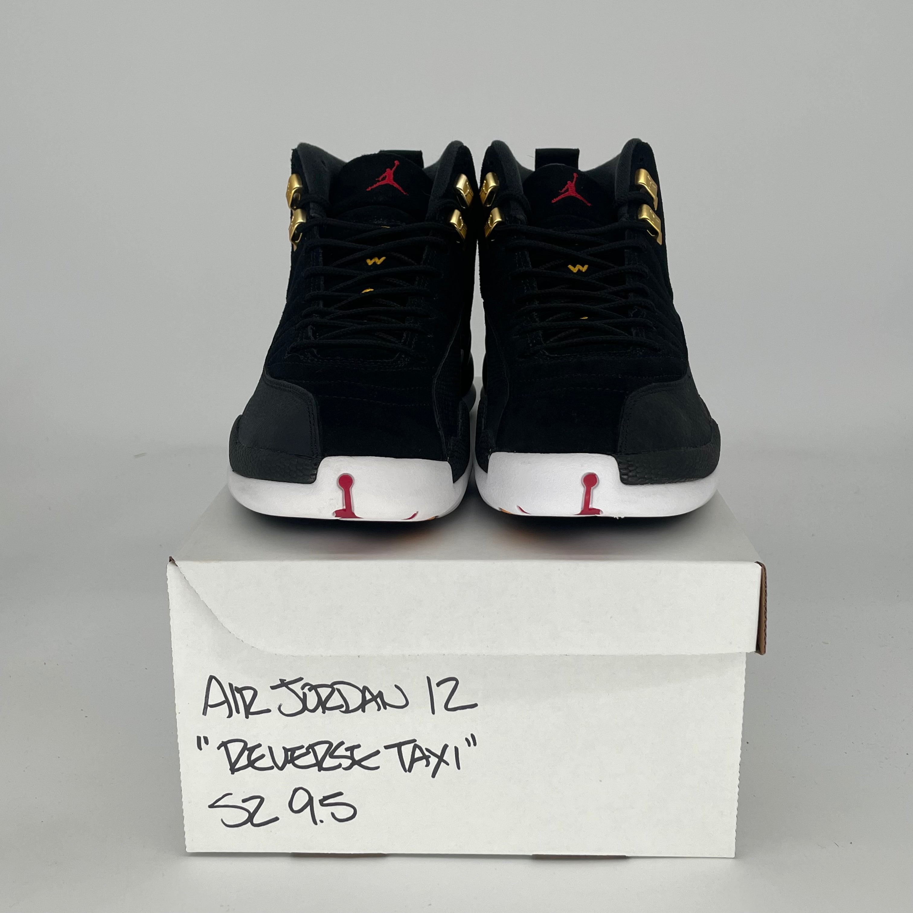 AIR JORDAN 12 REVERSE TAXI 130690-017 SIZE 9.5/11W