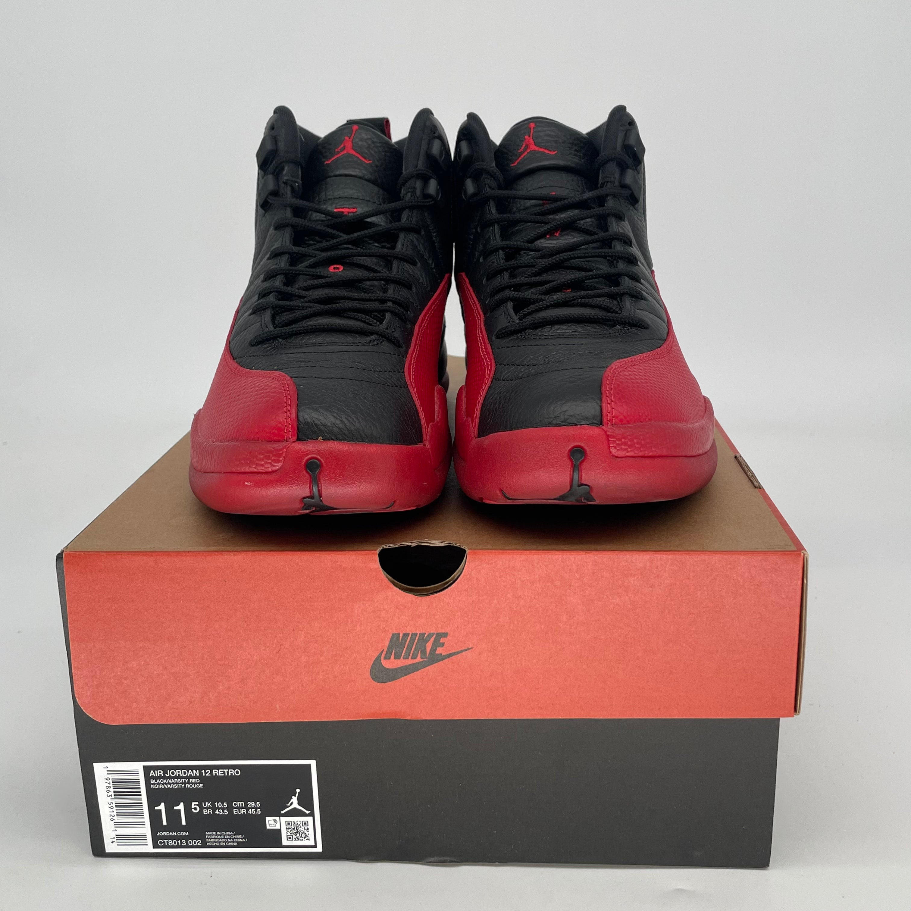 AIR JORDAN 12 FLU GAME CT8013-002 SIZE 11.5/13W