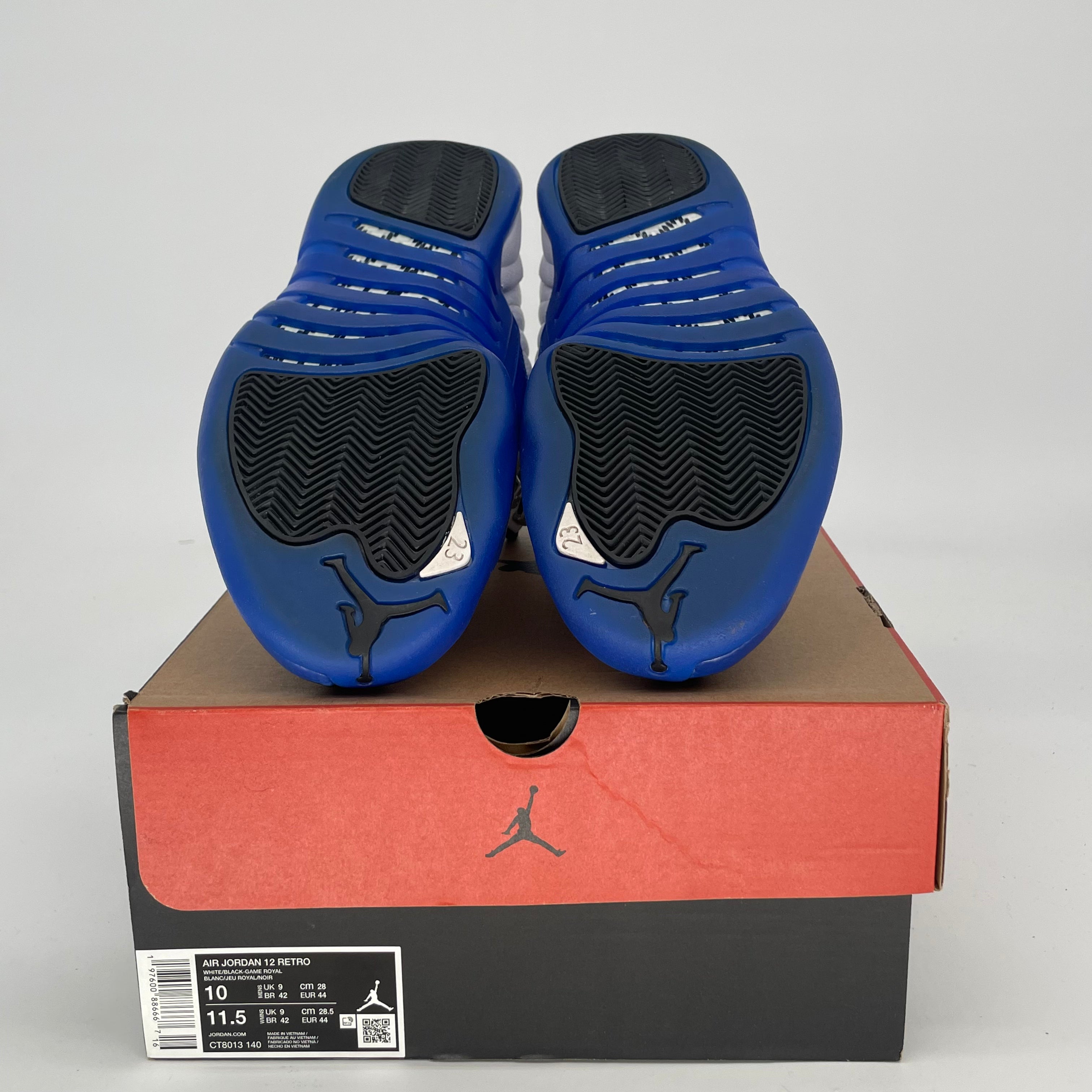 AIR JORDAN 12 BLUEBERRY CT8013-140 SIZE 10/11.5W