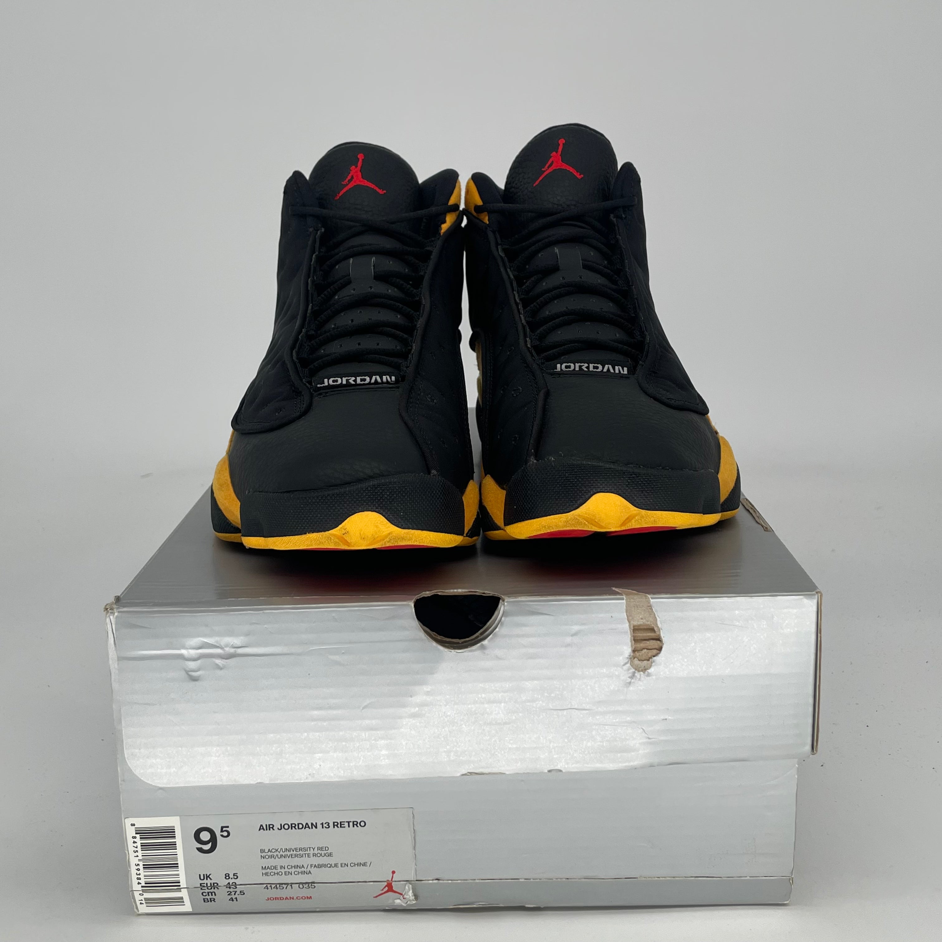 AIR JORDAN 13 CARMELO ANTHONY CLASS OF 2002 414571-035 SIZE 9.5/11W