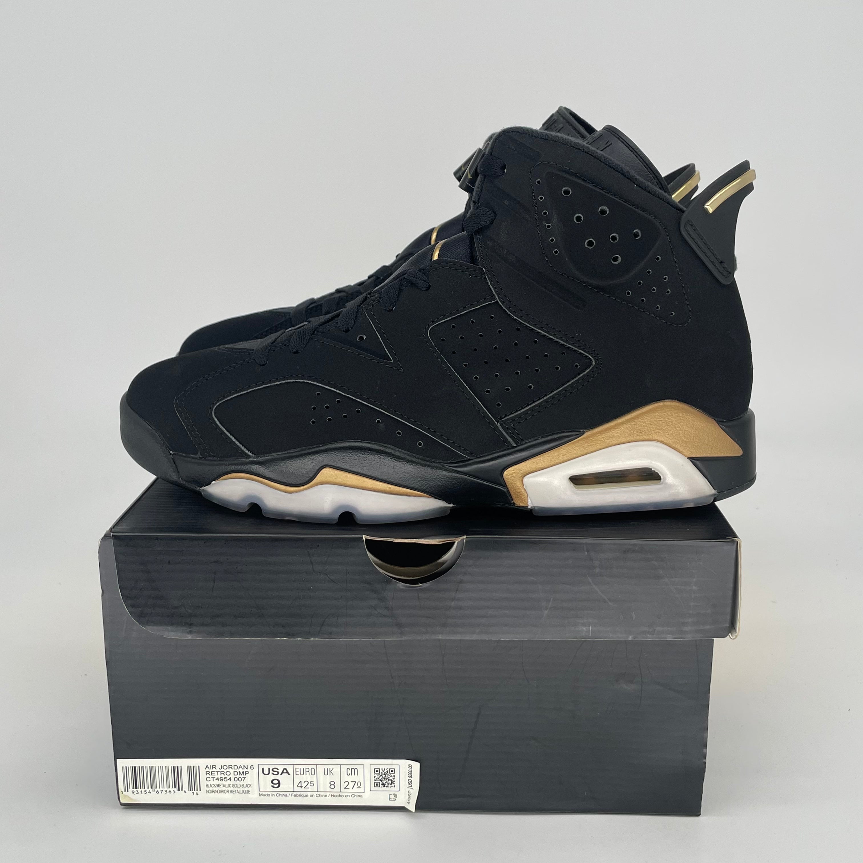 AIR JORDAN 6 DMP CT4954-007 SIZE 9/10.5W