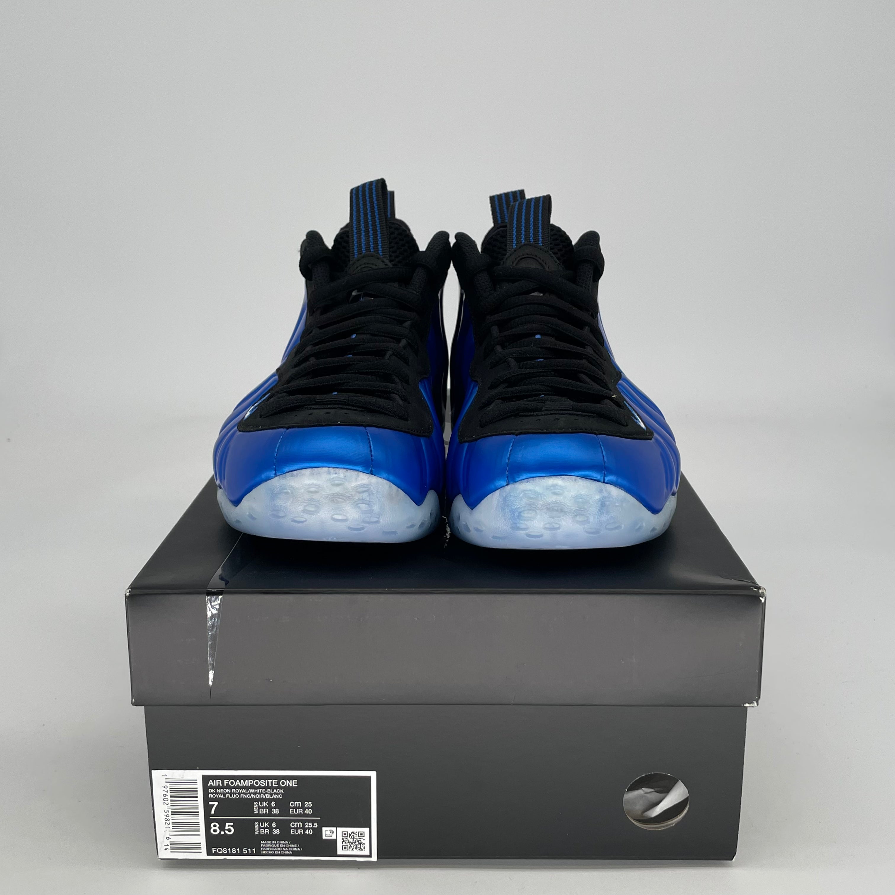 NIKE AIR FOAMPOSITE ONE INTERNATIONAL BLUE SIZE 7/8.5W FQ8181-511