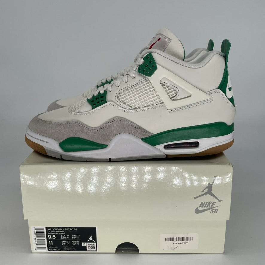 AIR JORDAN 4 SB PINE GREEN DR5415-103 SIZE 9.5/11W
