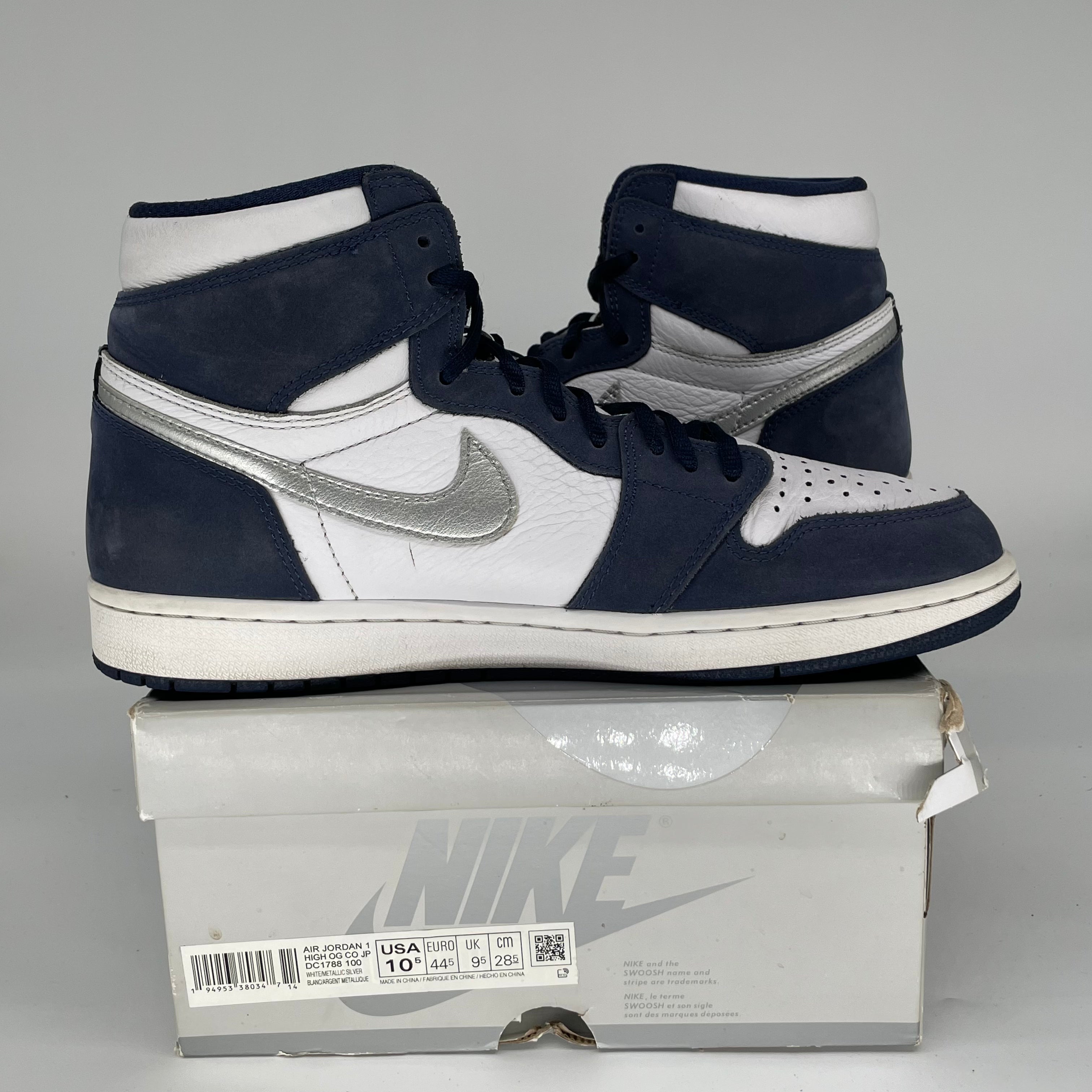 AIR JORDAN 1 CO JAPAN MIDNIGHT NAVY SIZE 10.5 DC1788-100