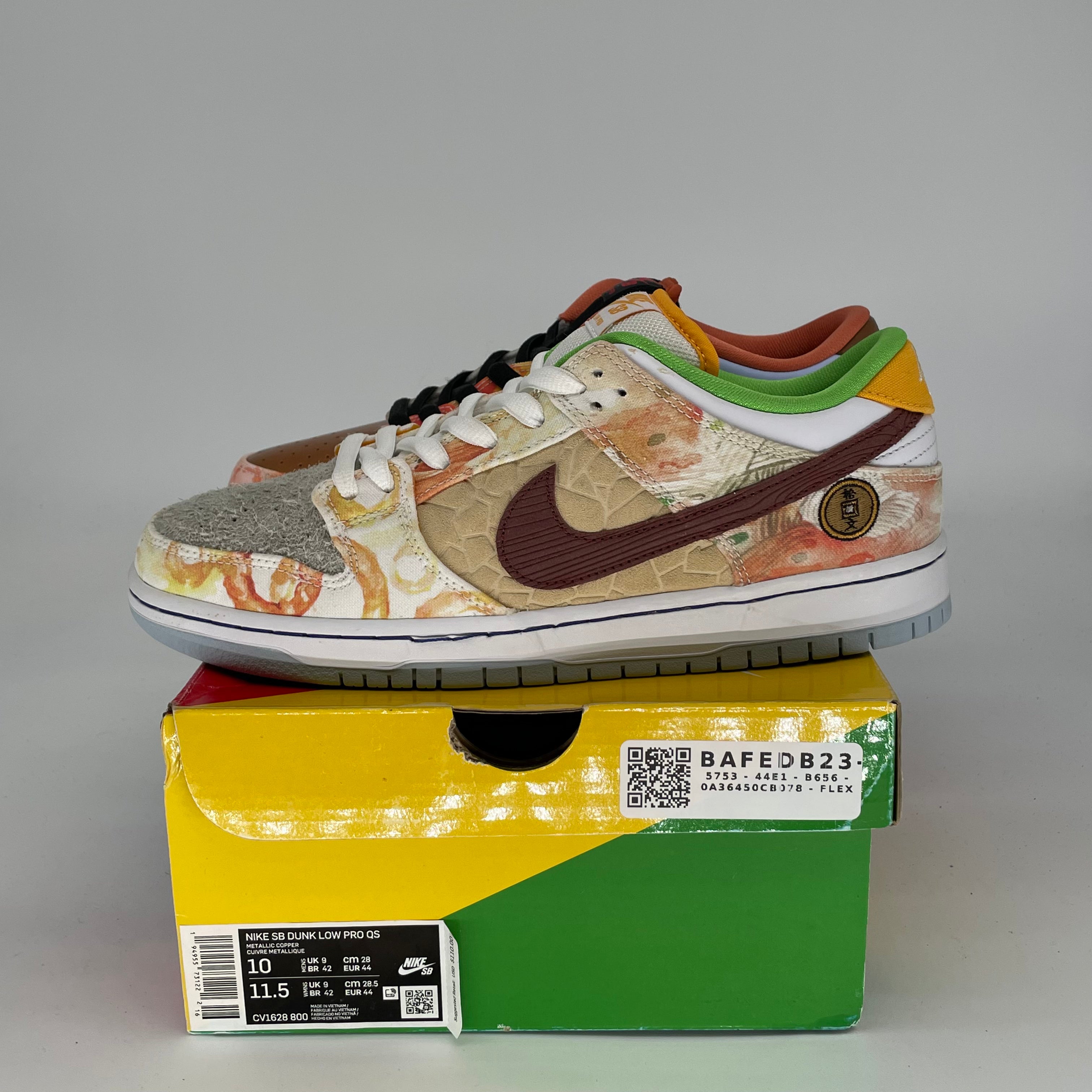 NIKE SB DUNK LOW STREET HAWKER SIZE 10/11.5W CV1628-800