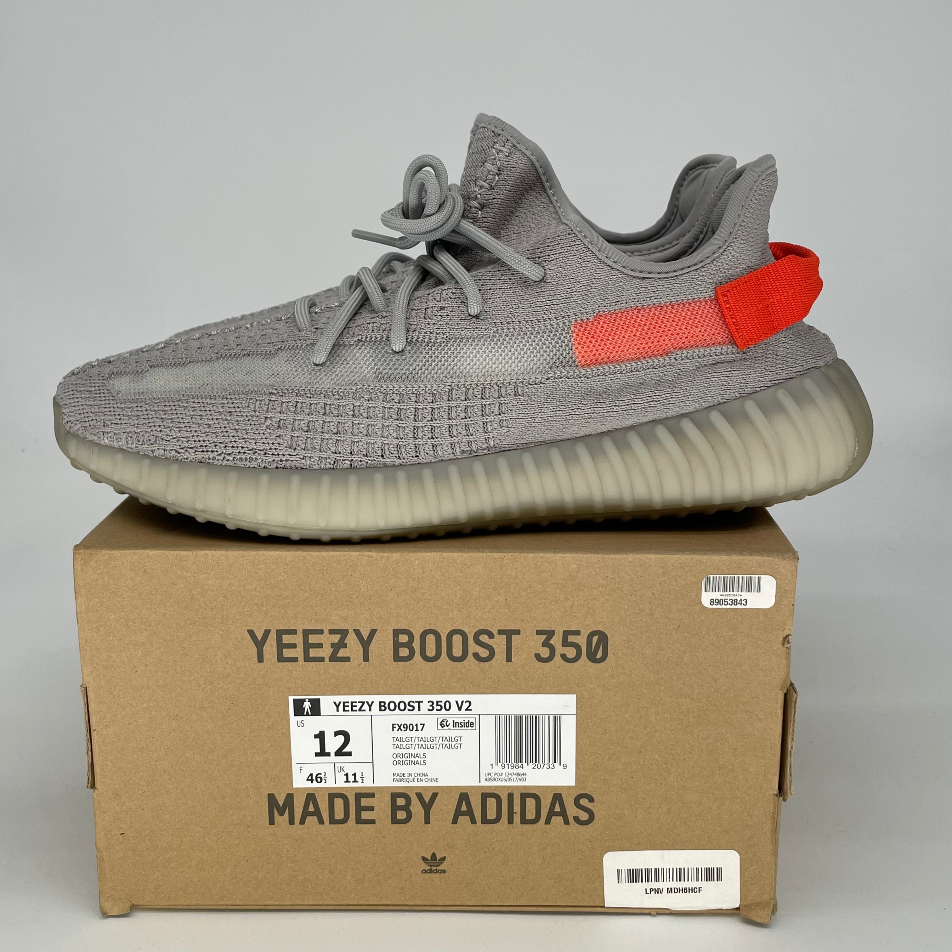 ADIDAS YEEZY 350 V2 TAIL LIGHT SIZE 12/13.5W FX9017