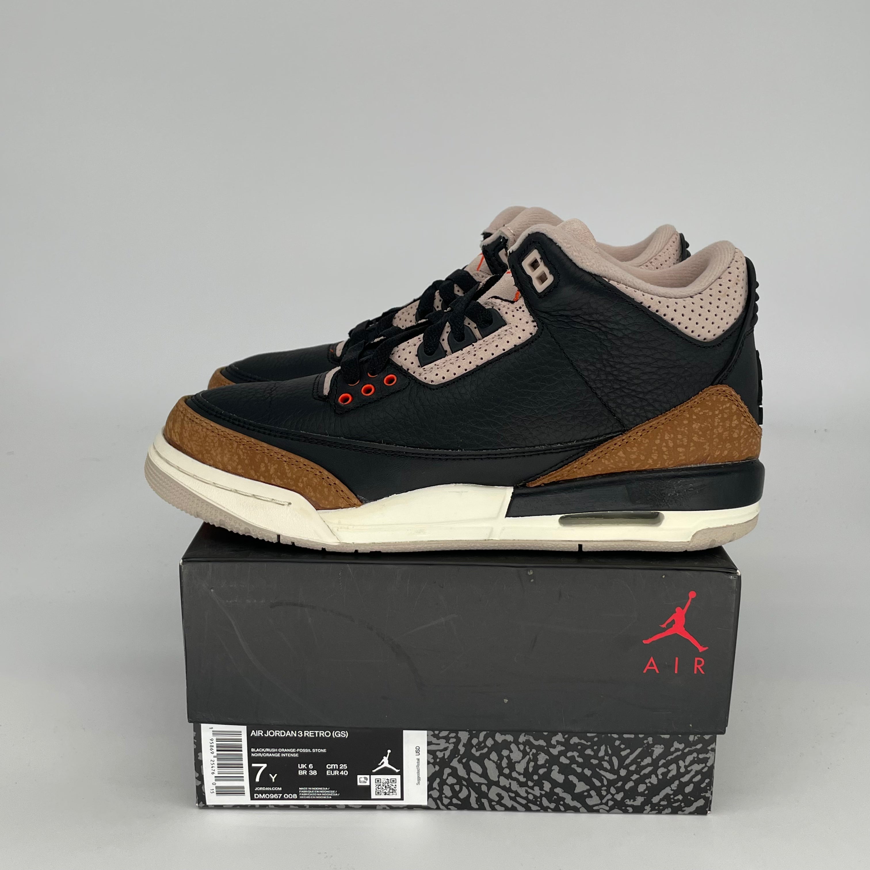 AIR JORDAN 3 DESERT ELEPHANT SIZE 7/8.5W DM0967-008