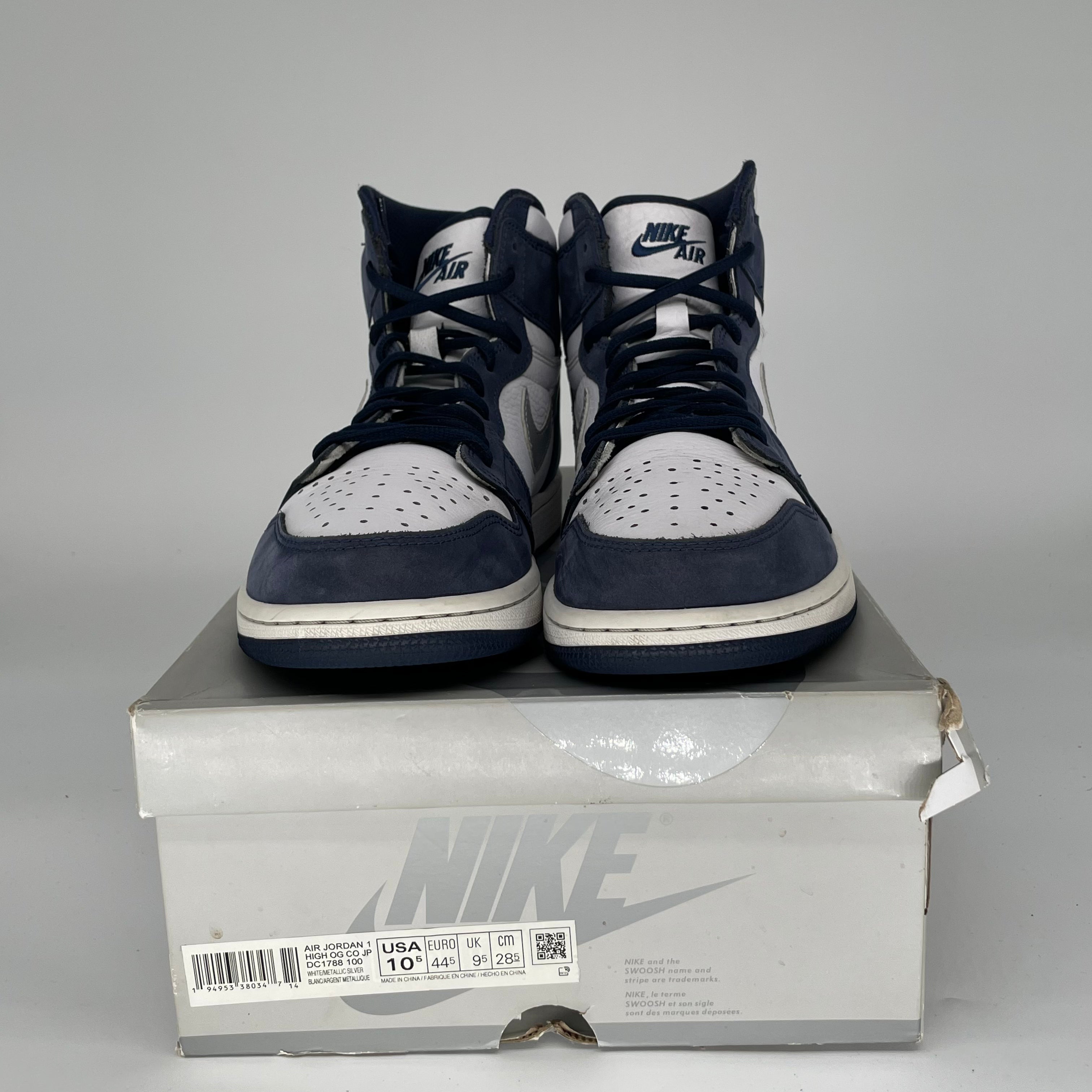 AIR JORDAN 1 CO JAPAN MIDNIGHT NAVY SIZE 10.5 DC1788-100