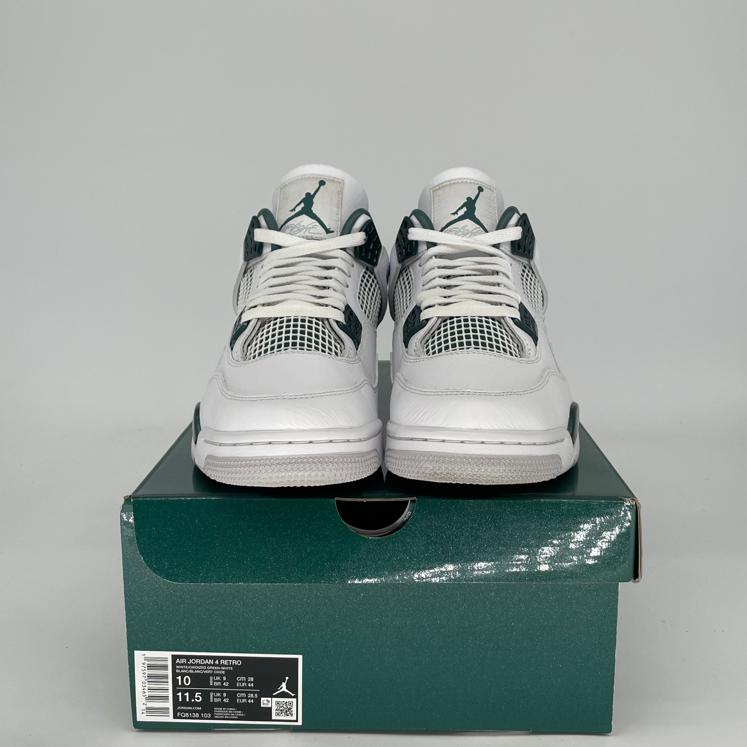 AIR JORDAN 4 OXIDIZED GREEN FQ8138-103 SIZE 10/11.5W