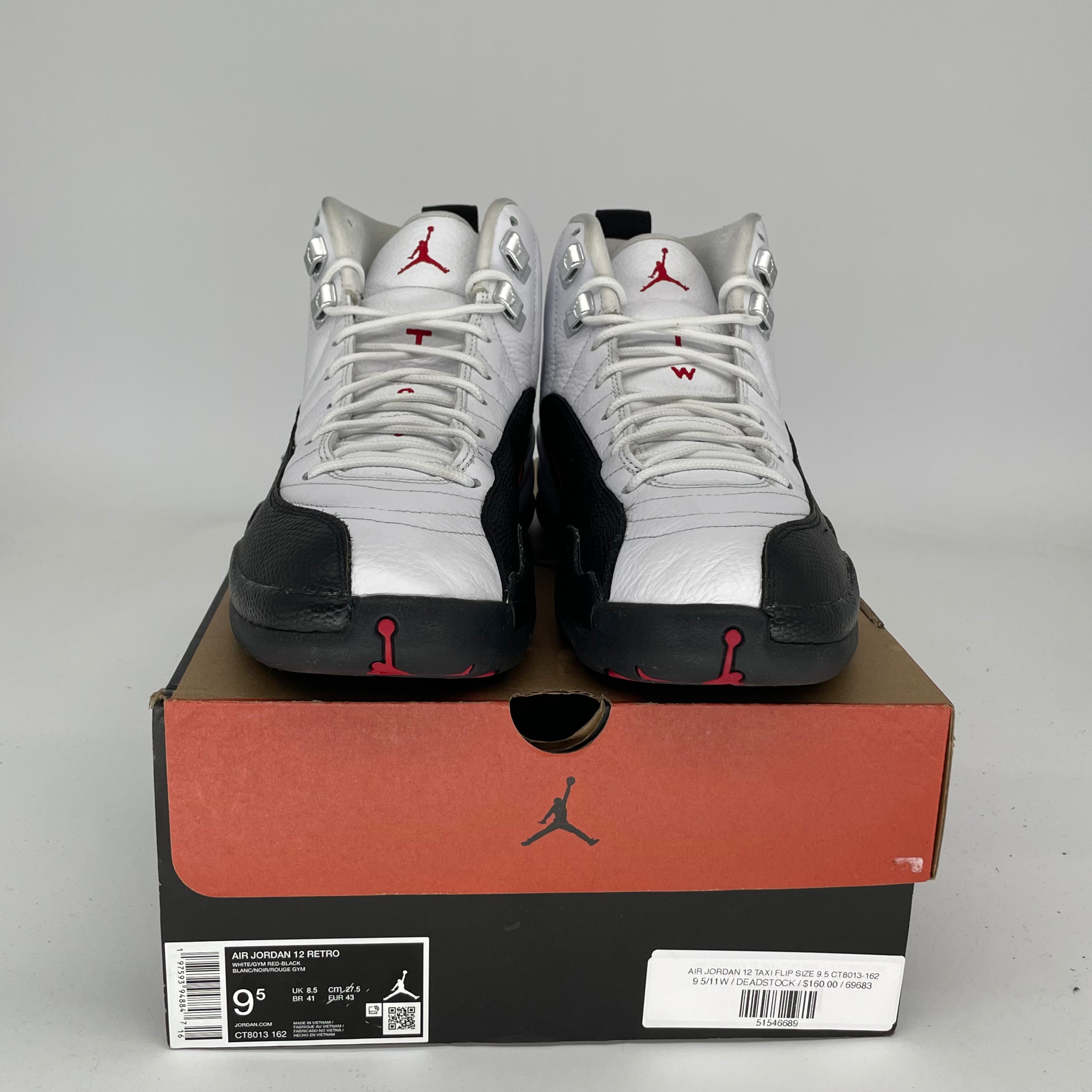 AIR JORDAN 12 TAXI FLIP SIZE 9.5 CT8013-162