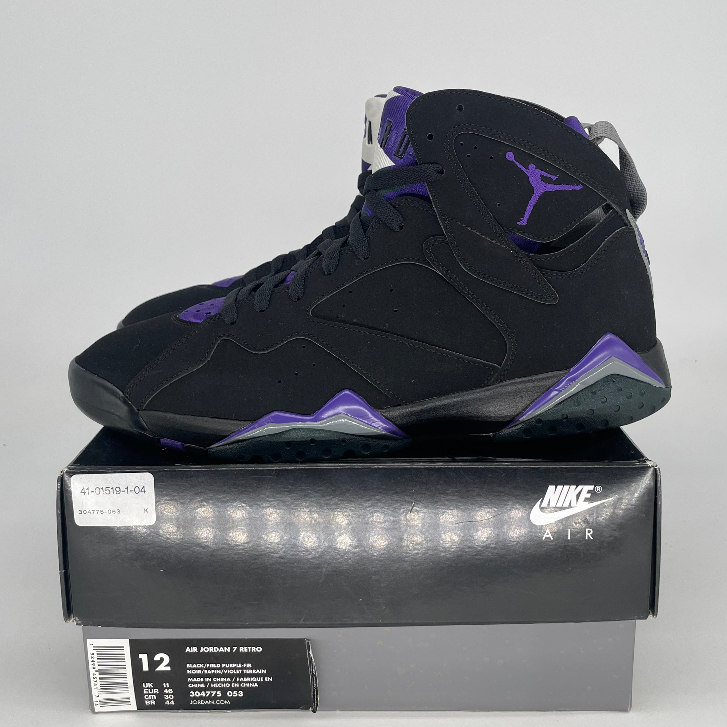 AIR JORDAN 7 RAY ALLEN BUCKS 304775-053 SIZE 12/13.5W