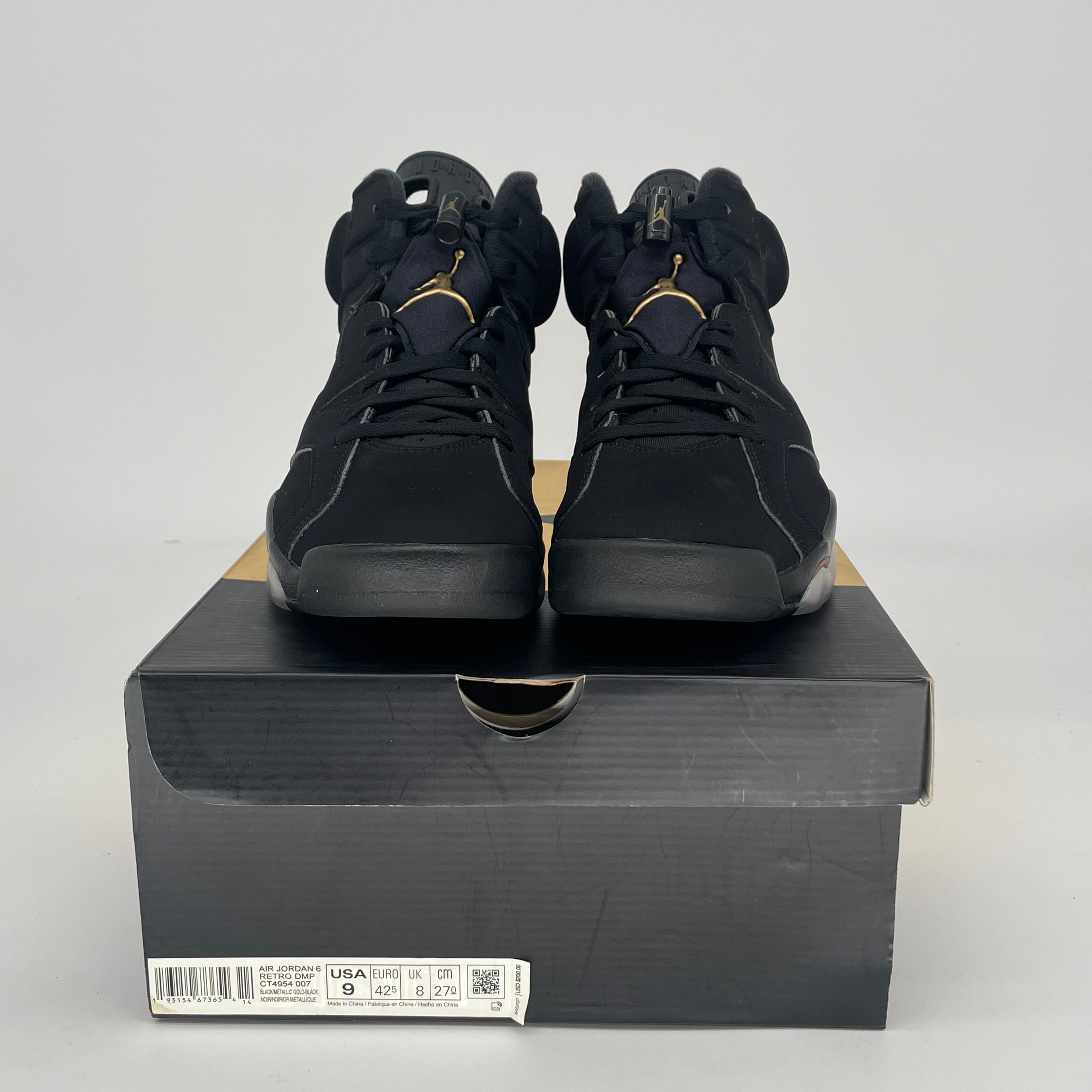 AIR JORDAN 6 DMP CT4954-007 SIZE 9/10.5W