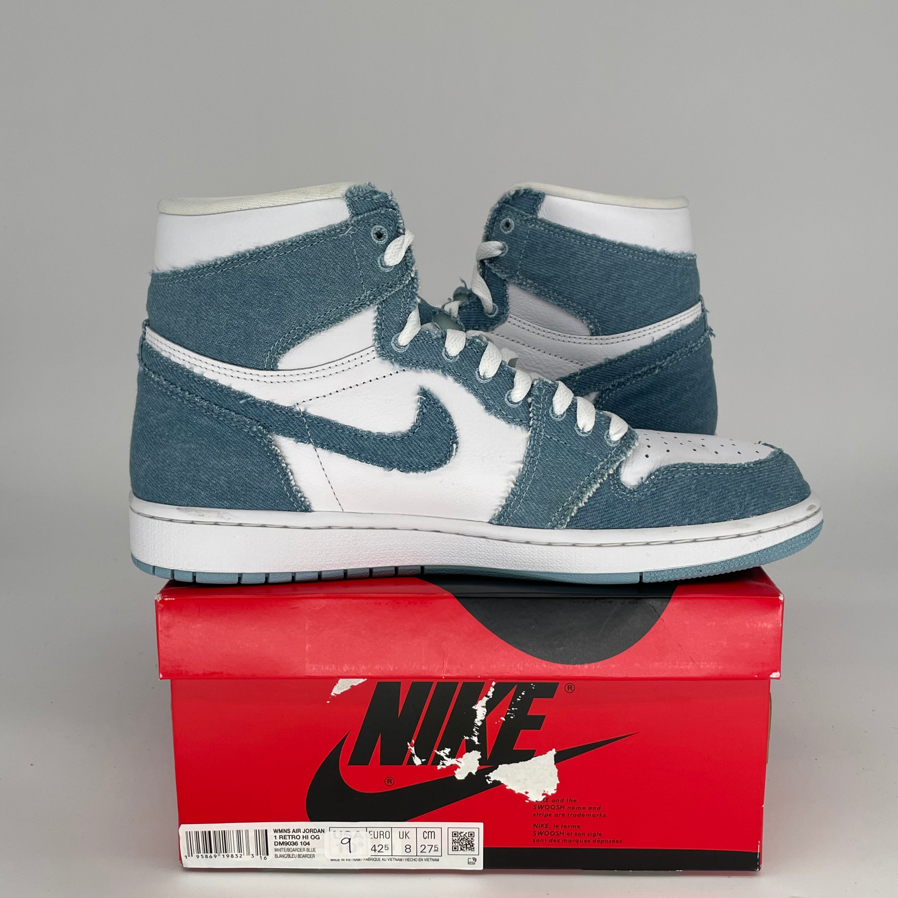 AIR JORDAN 1 DENIM W SIZE 9/10.5W DM9036-104