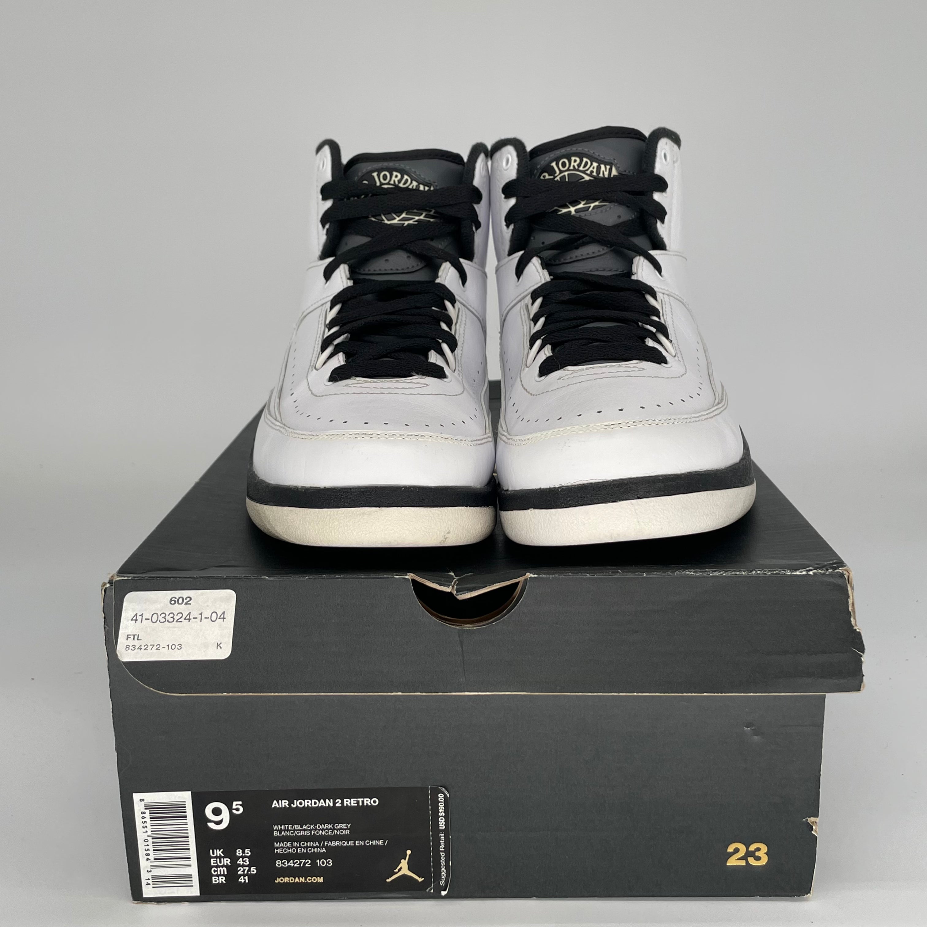 AIR JORDAN 2 WING IT SIZE 9.5 834272-103