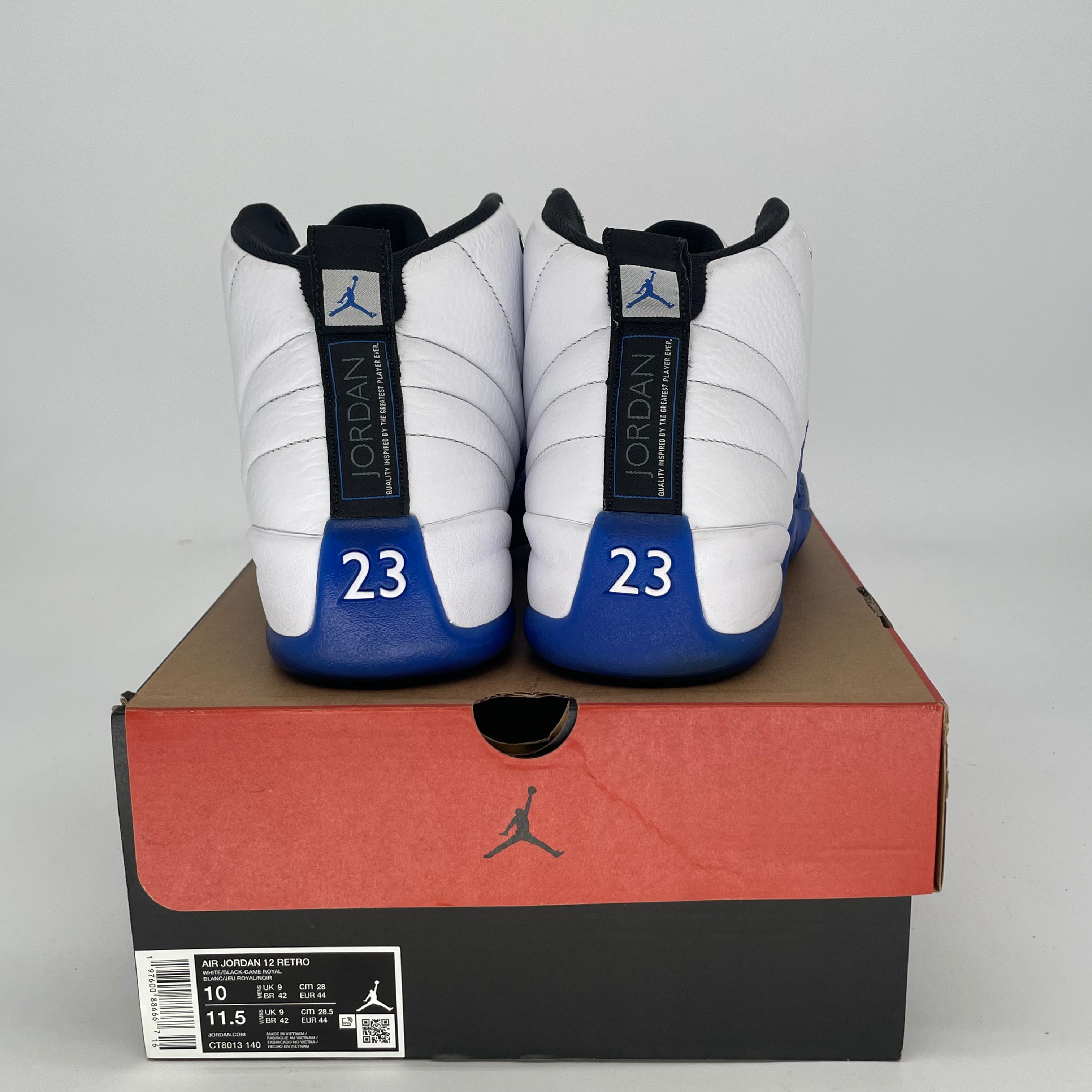 AIR JORDAN 12 BLUEBERRY CT8013-140 SIZE 10/11.5W
