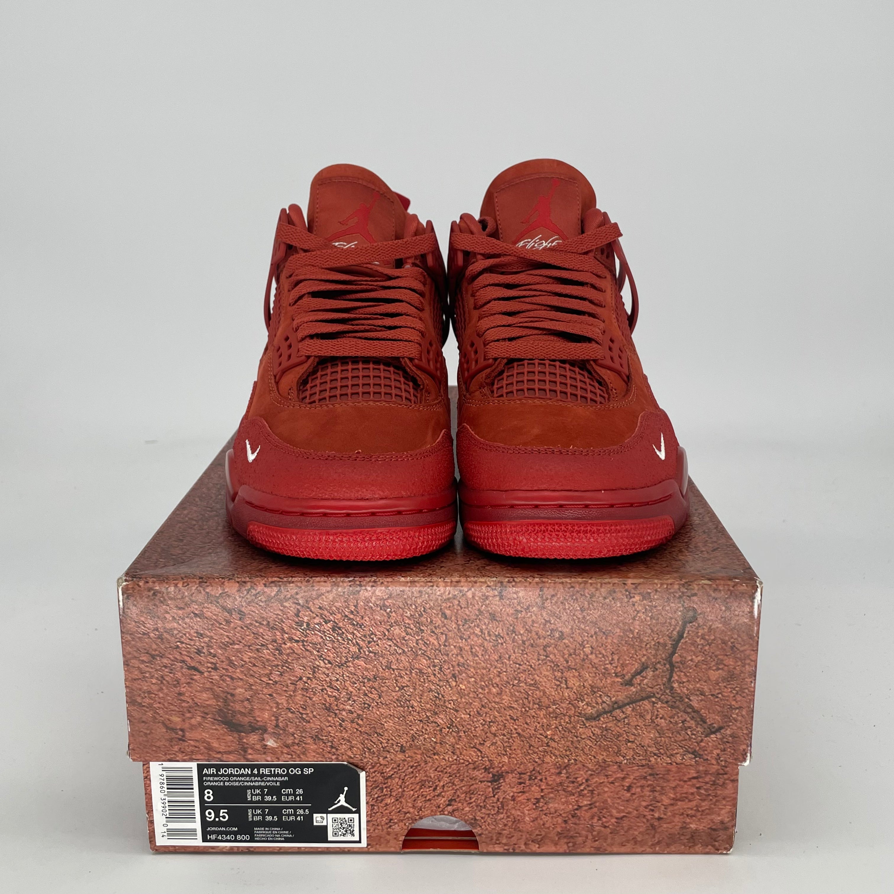 AIR JORDAN 4 BRICK BY BRICK HF4340-800 SIZE 8/9.5W