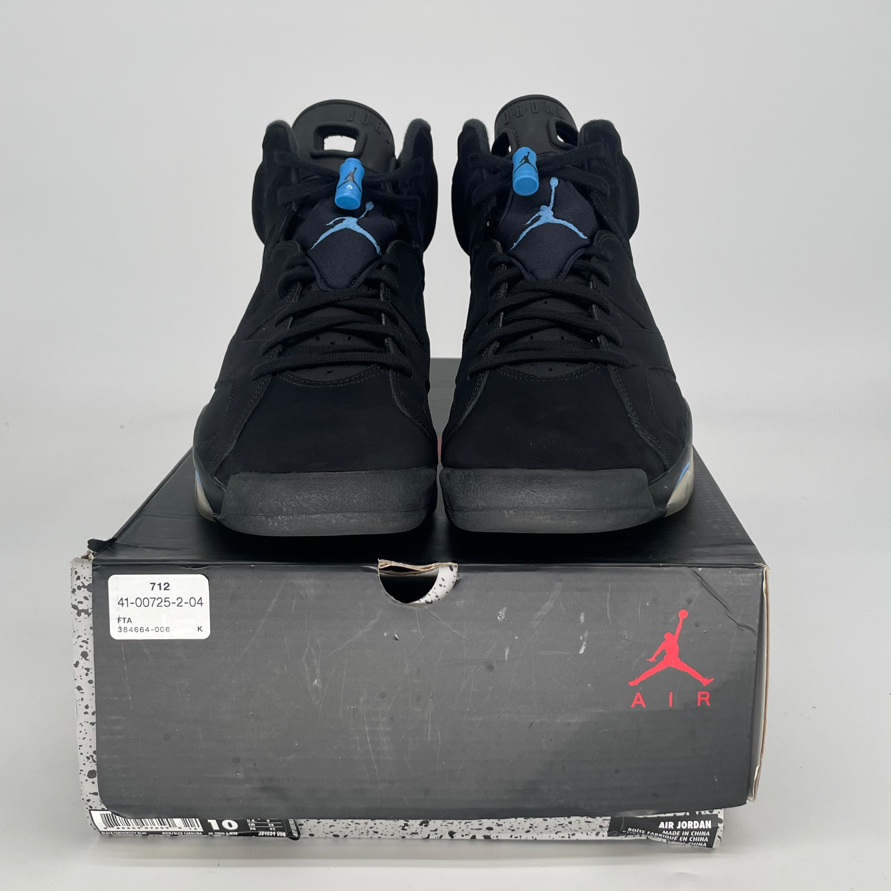 AIR JORDAN 6 UNC SIZE 10/11.5W 384664-006