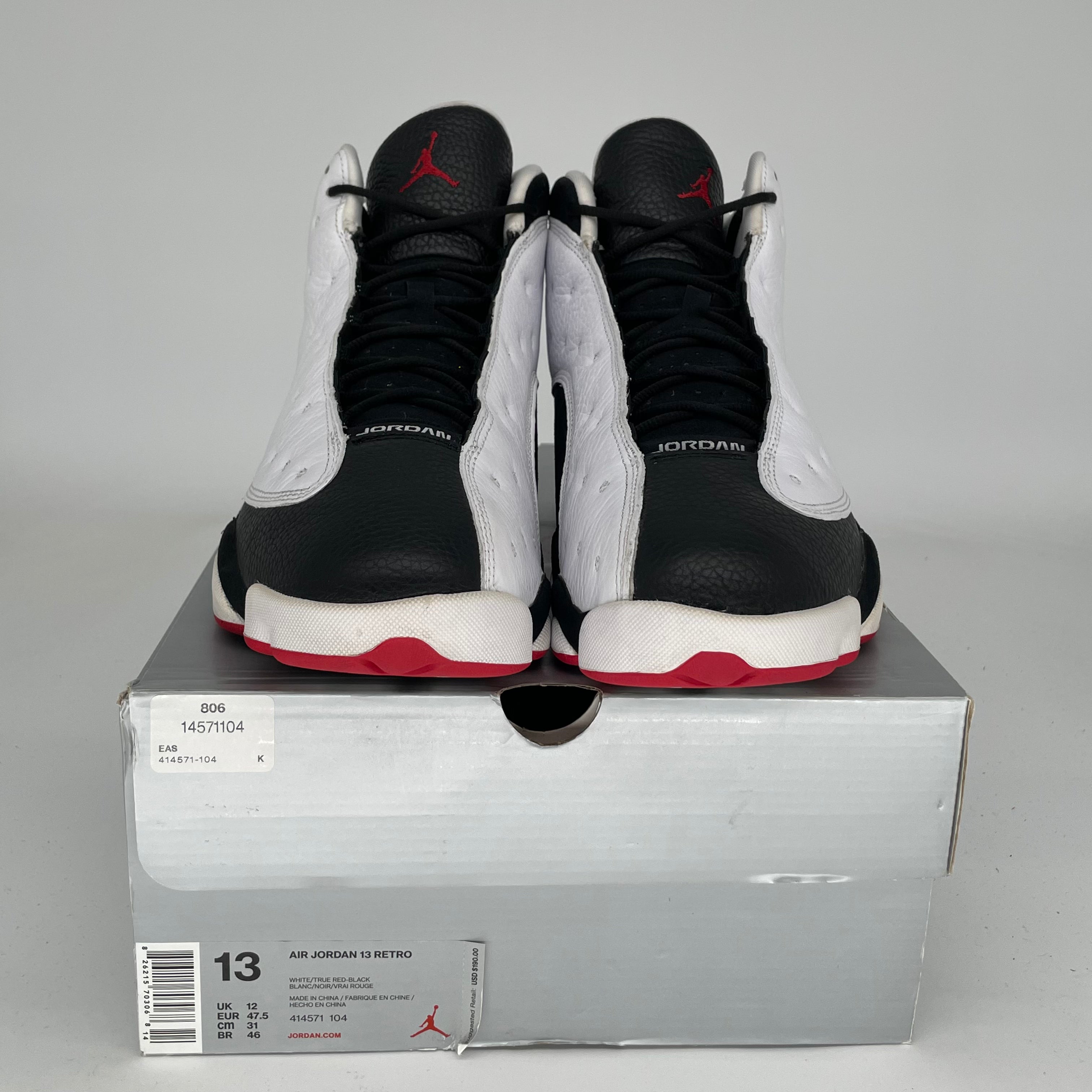 AIR JORDAN 13 HE GOT GAME SIZE 13 414571-104