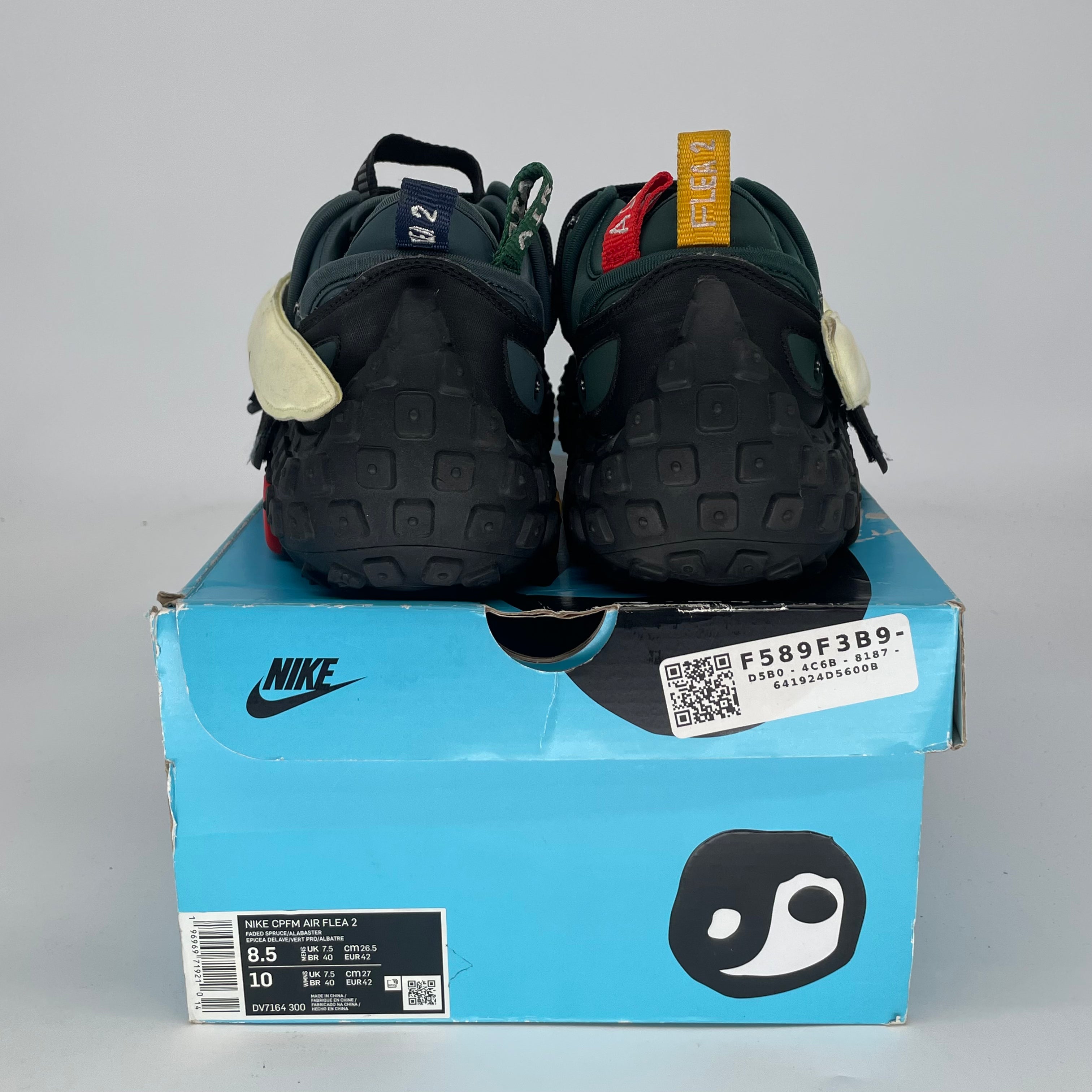 NIKE CPFM AIR FLEA 2 FADED SPRUCE SIZE 8.5/10W DV7164-300