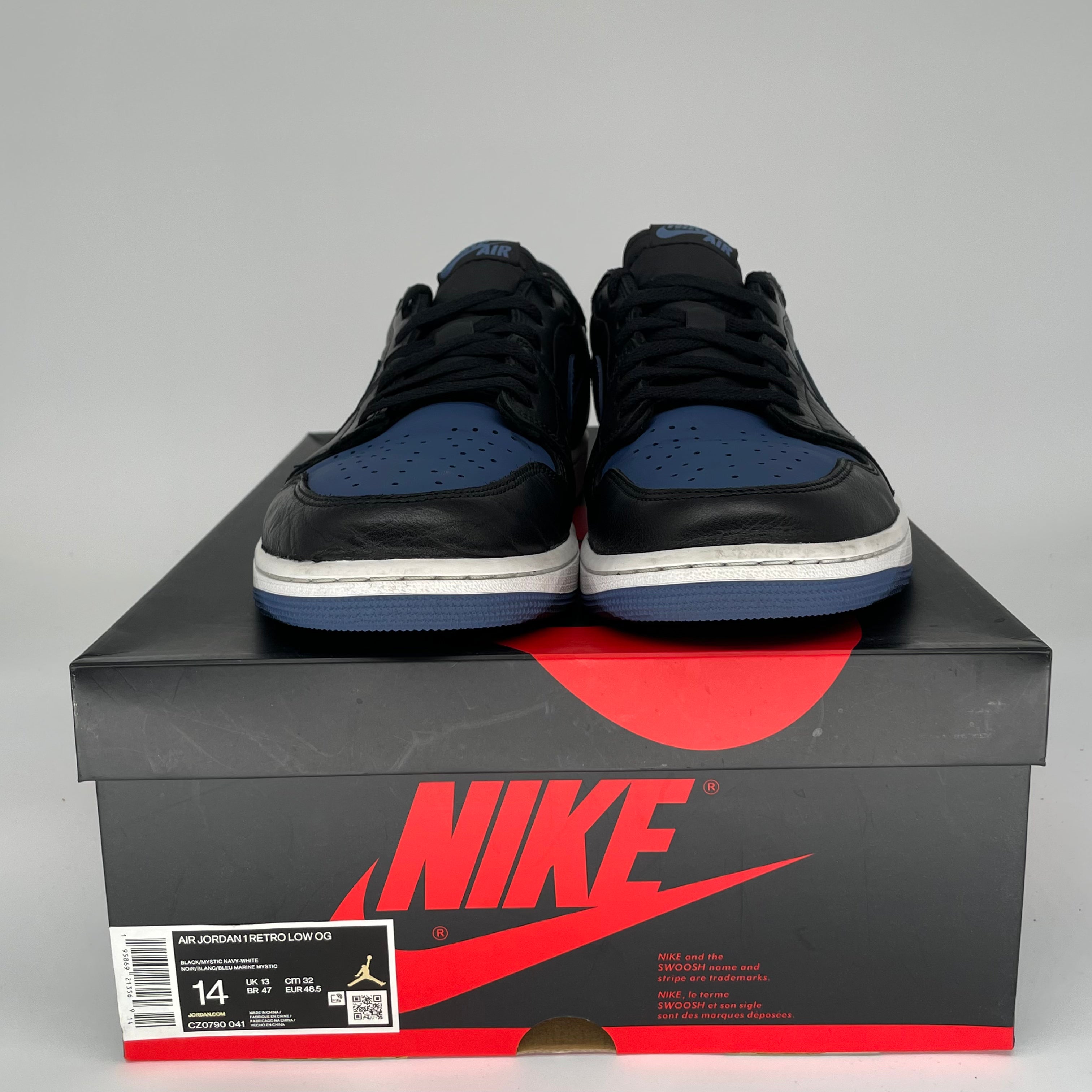 AIR JORDAN 1 LOW MYSTIC NAVY SIZE 14 CZ0790-041